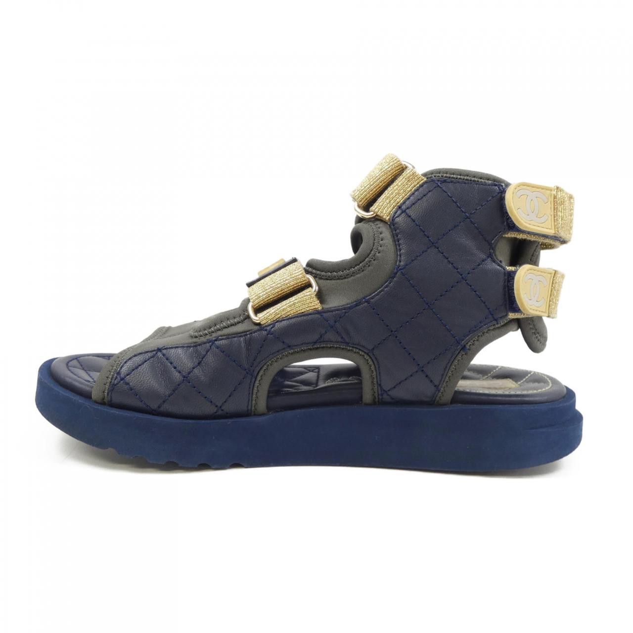 Chanel Chanel Chanel G37231Y55209 Sandals Leather Shoes G37231Y55209 DUTY FREE for USA Size ONE SIZE - 2 Thumbnail