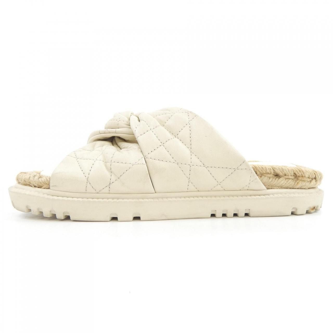 Dior Dior Christian Dior Cannage Quilting Lambskin Sandals Leather Shoes KDQ705CQL DUTY FREE for USA Size ONE SIZE - 2 Thumbnail