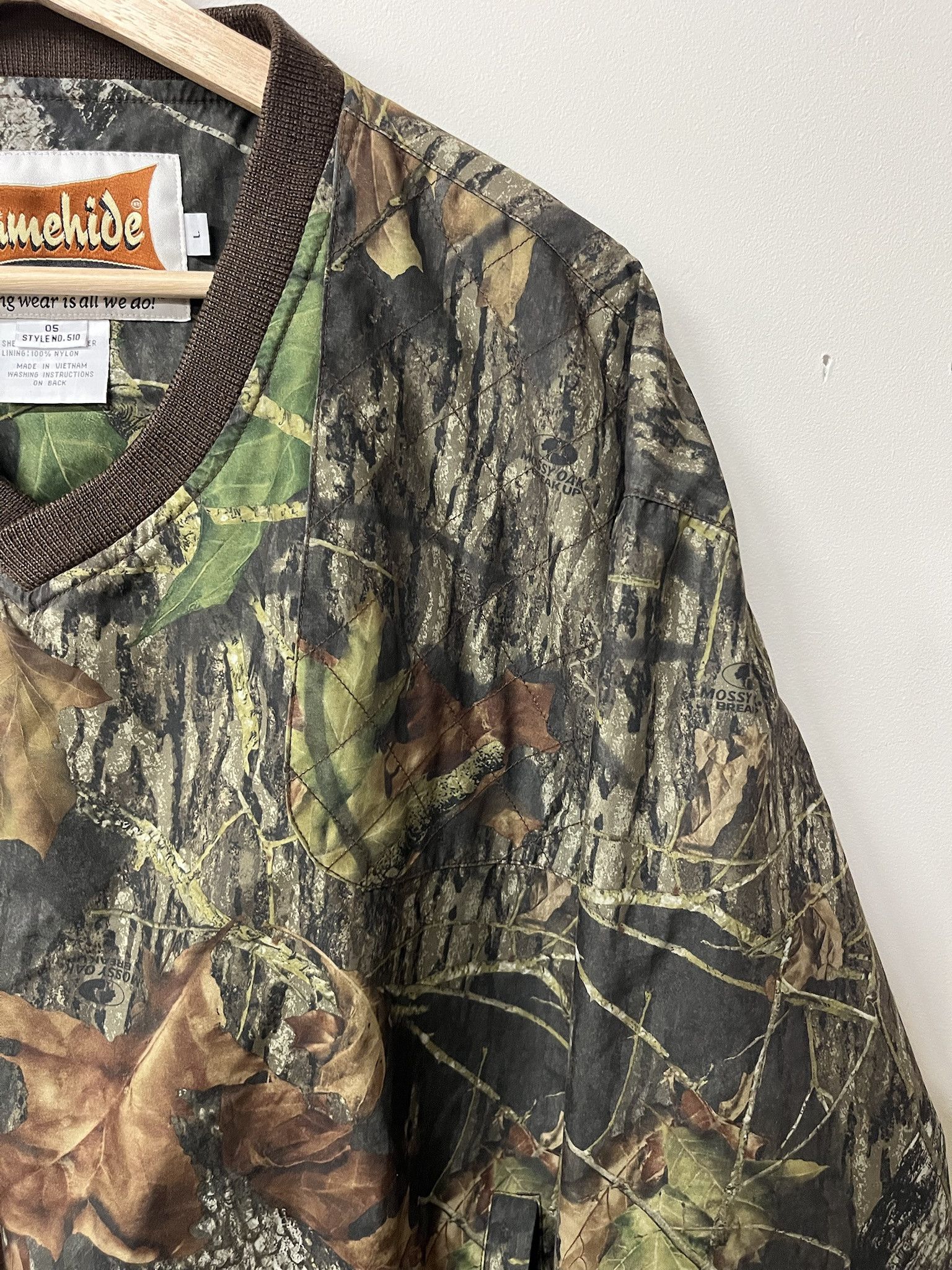Vintage Vintage Game Hide Realtree Camo Light Hunting Jacket Size L Size US L / EU 52-54 / 3 - 3 Thumbnail