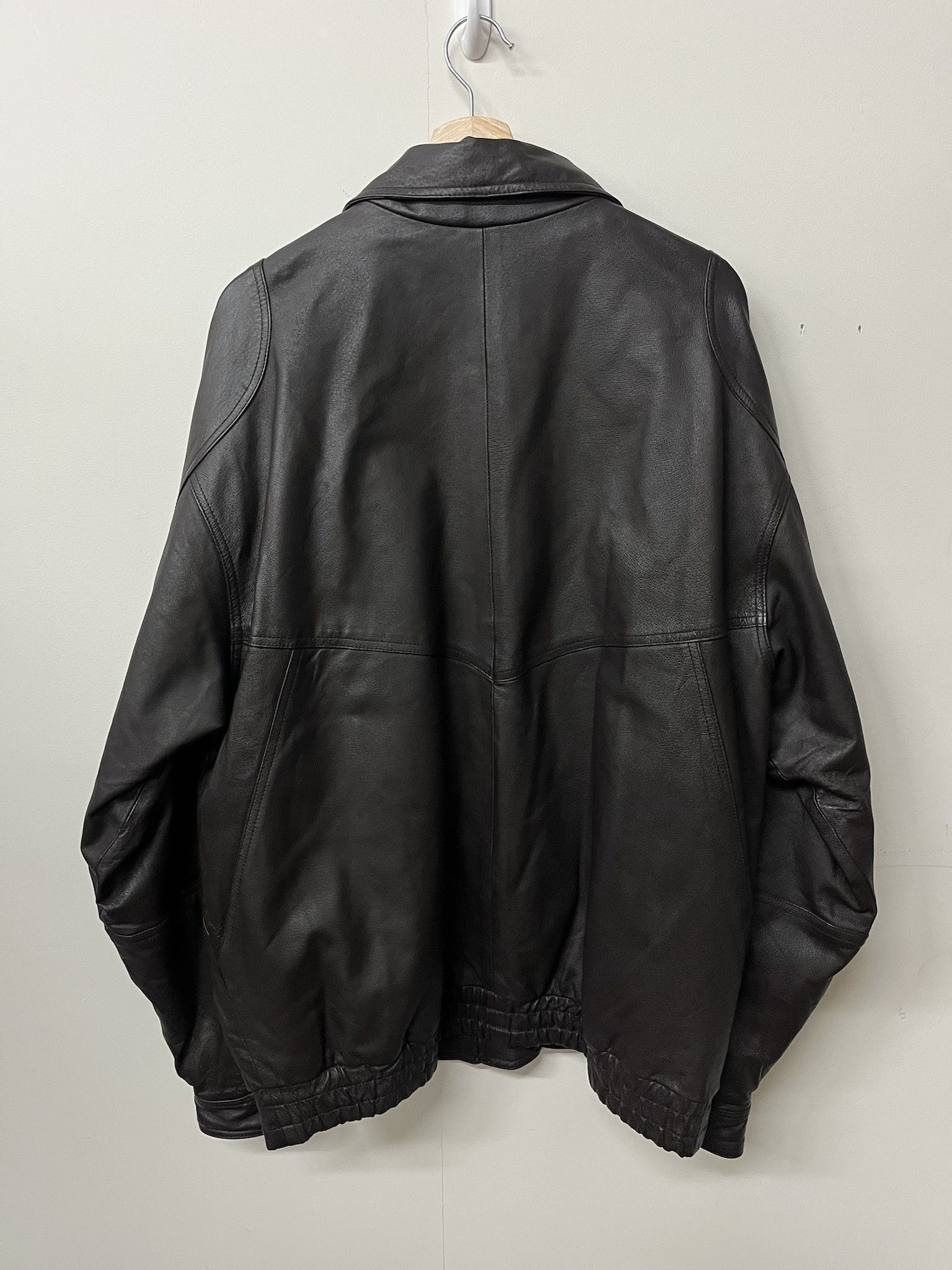 Leather Vintage 2000s Brown Leather jacket Size XL Size US XL / EU 56 / 4 - 2 Thumbnail