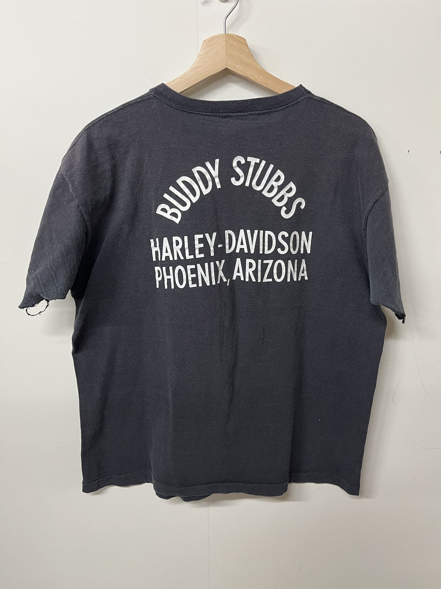 Harley Davidson × Vintage Vintage 1970s Harley Davidson Champion Blue Bar Single Stitch Tee Shirt Size XL Size US XL / EU 56 / 4 - 5 Thumbnail