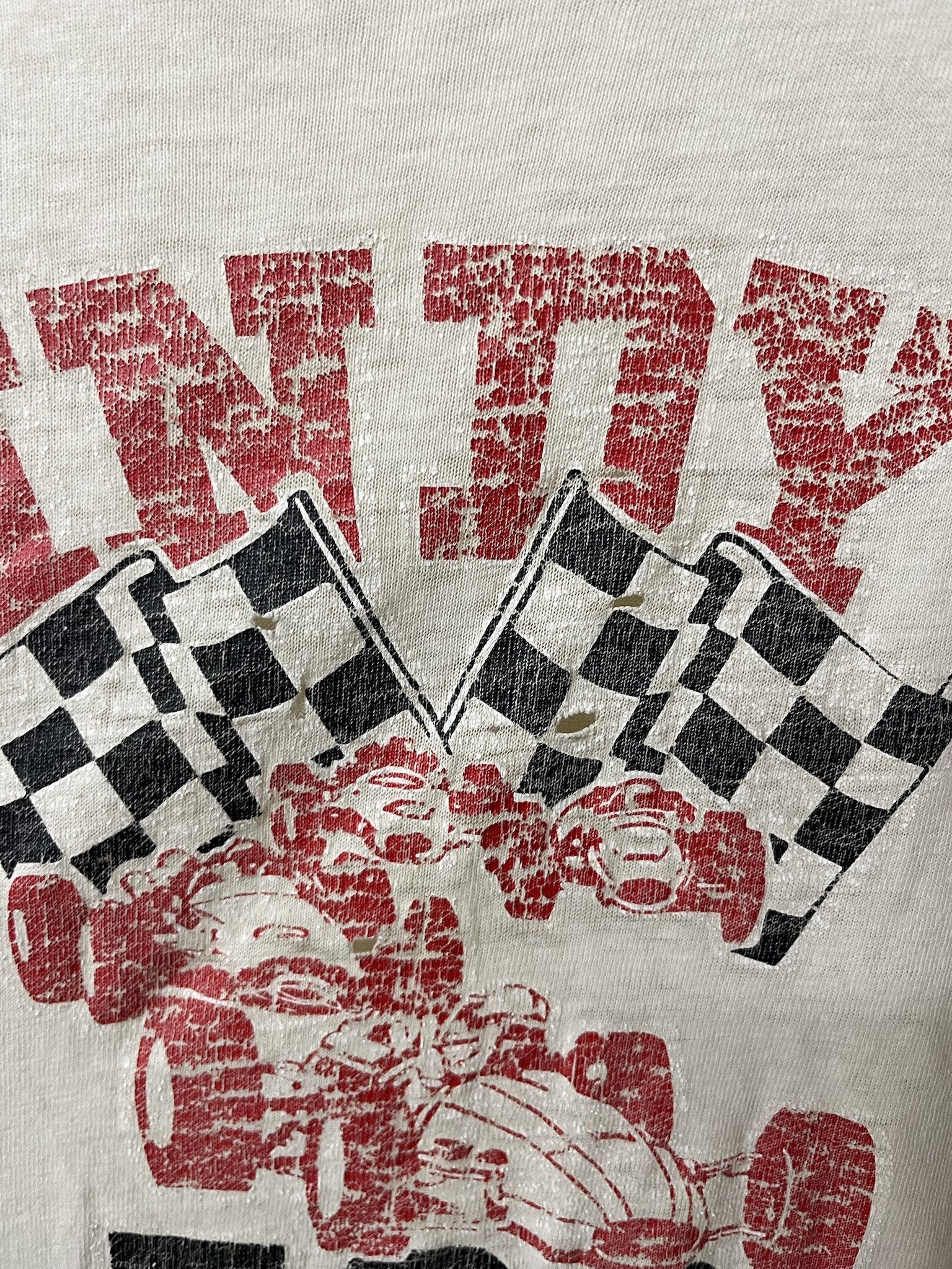 Harley Davidson × Vintage Vintage 1980s Indy 500 Formula 1 Single Stitch Racing Tee Size XL Size US XL / EU 56 / 4 - 5 Thumbnail