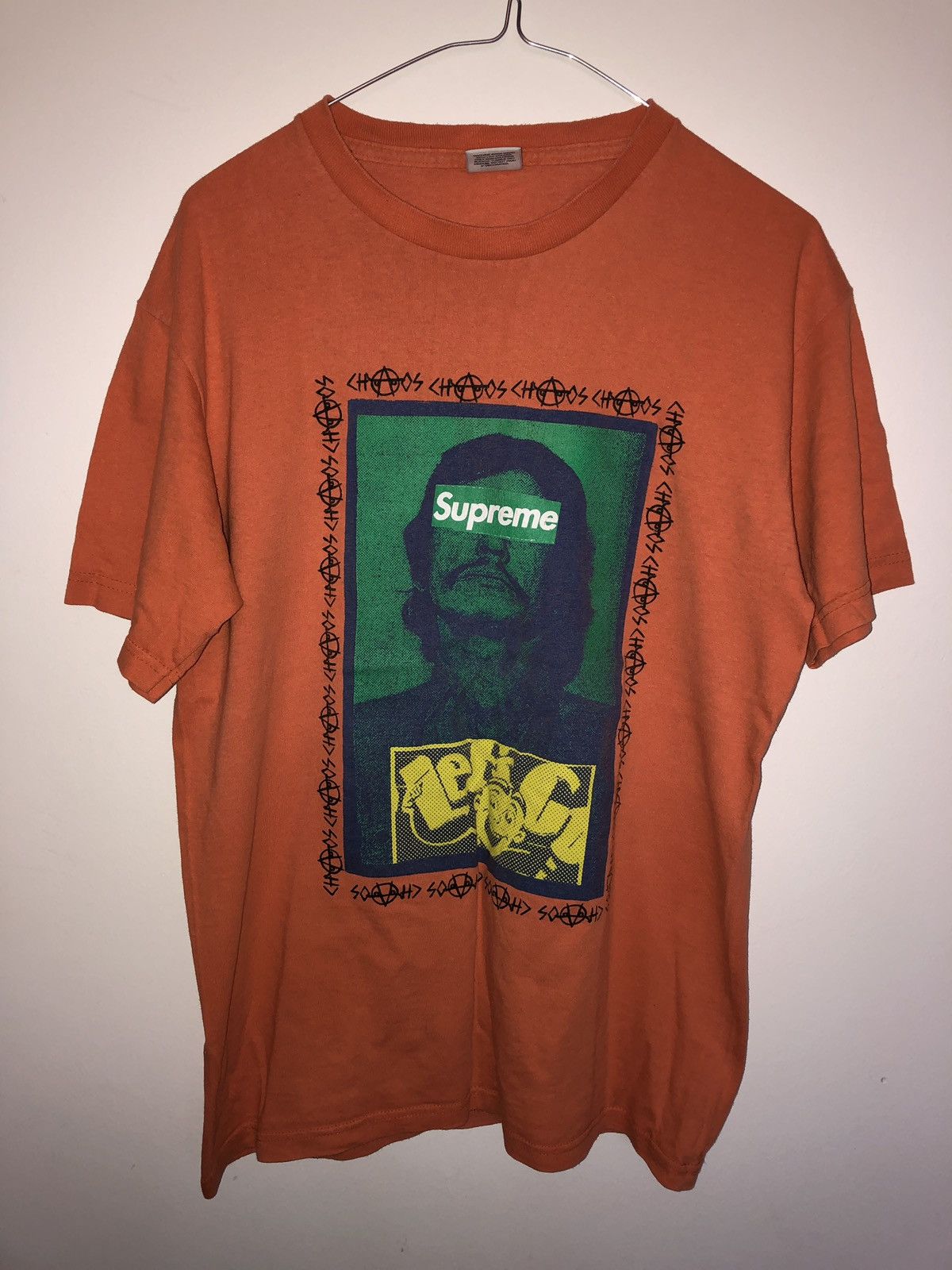 Supreme Supreme Charles Bronson Box Logo 2008 orange rare medium 