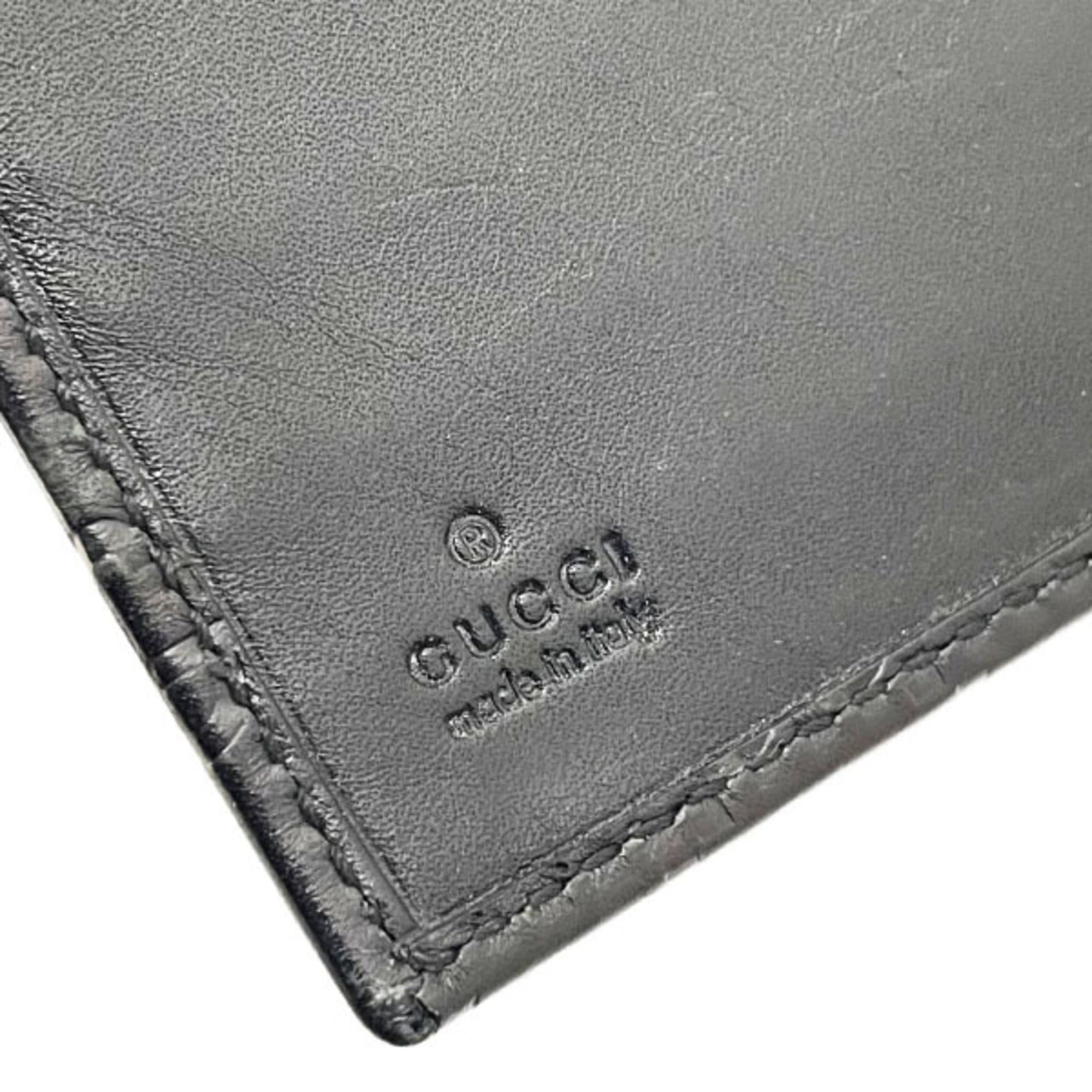Gucci Gucci Shima Line Agenda Leather Planner Cover, Black, 115240, GUCCI GG Guccissima Address Book/Notepad, 6-Hole, XW-16038 Size ONE SIZE - 8 Thumbnail