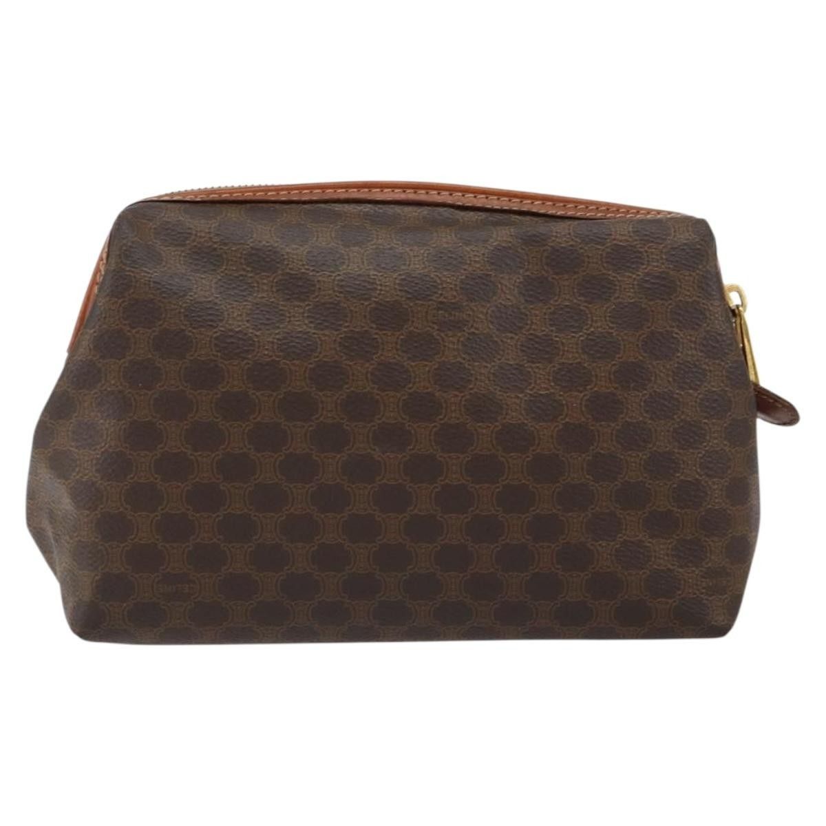 Celine Celine Macadam Pochette Canvas and Leather Size ONE SIZE - 2 Thumbnail