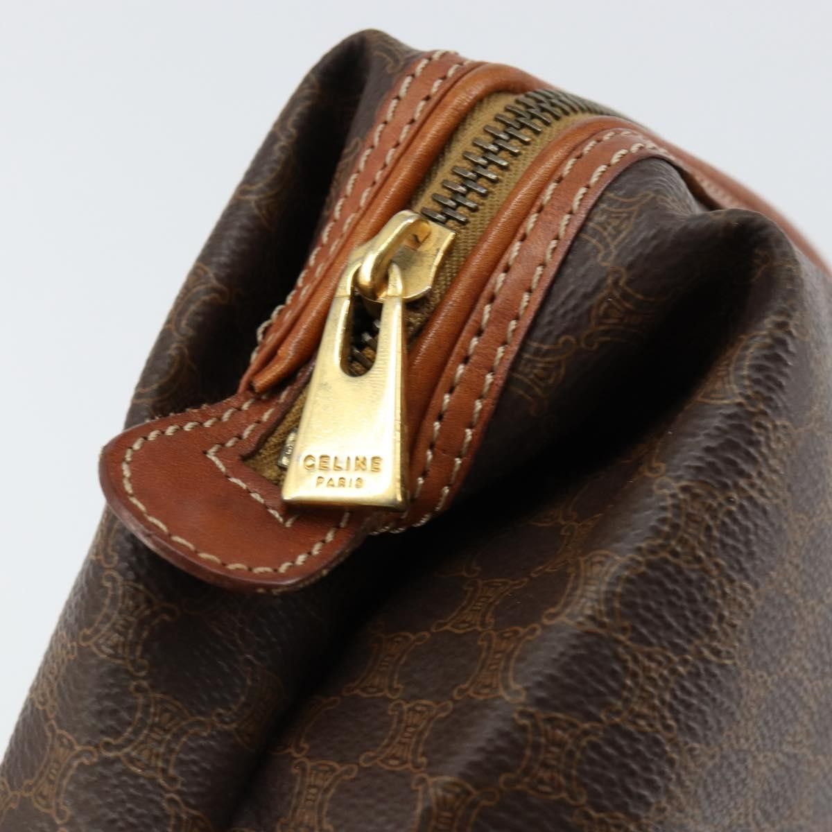 Celine Celine Macadam Pochette Canvas and Leather Size ONE SIZE - 11 Thumbnail