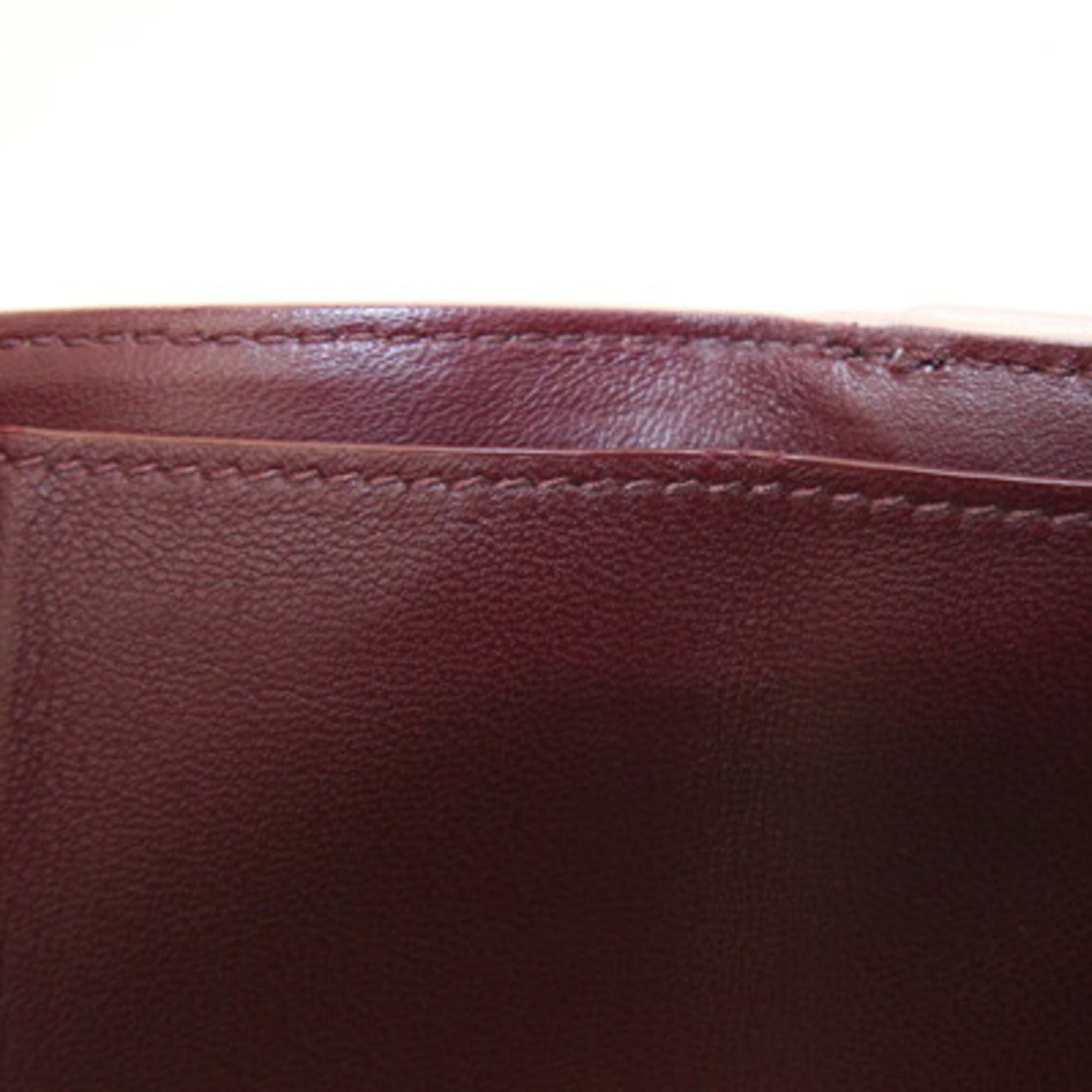 Cartier Cartier Must Tri-fold Wallet, Beige Leather, Compact Mini Small, Women's Size ONE SIZE - 8 Thumbnail