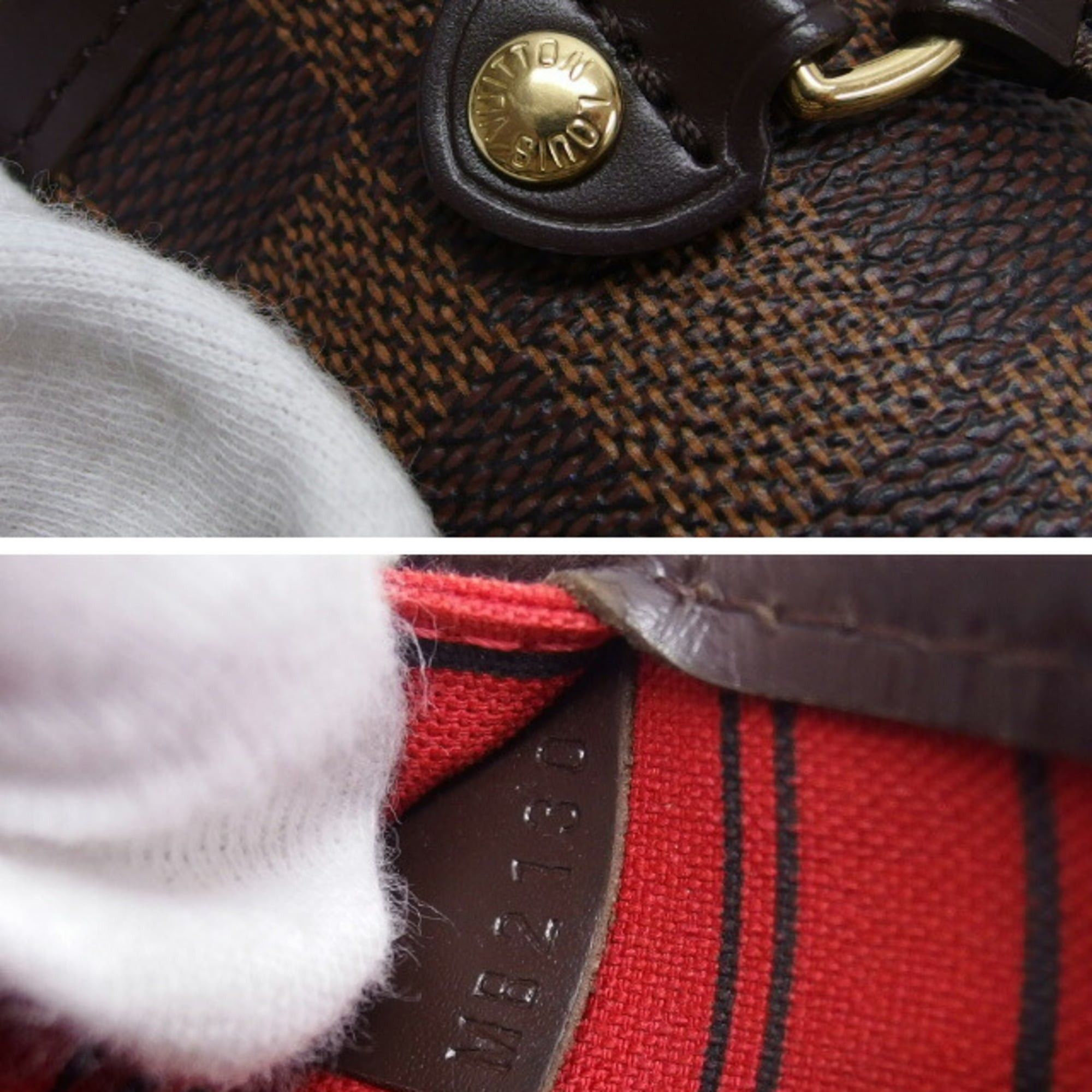 Louis Vuitton Louis Vuitton Damier Neverfull PM Tote Bag N51109 Size ONE SIZE - 8 Thumbnail