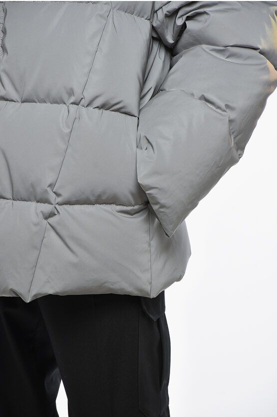 Rick Owens Reflective Fabric Quilted Down Jacket Size US M / EU 48-50 / 2 - 3 Thumbnail