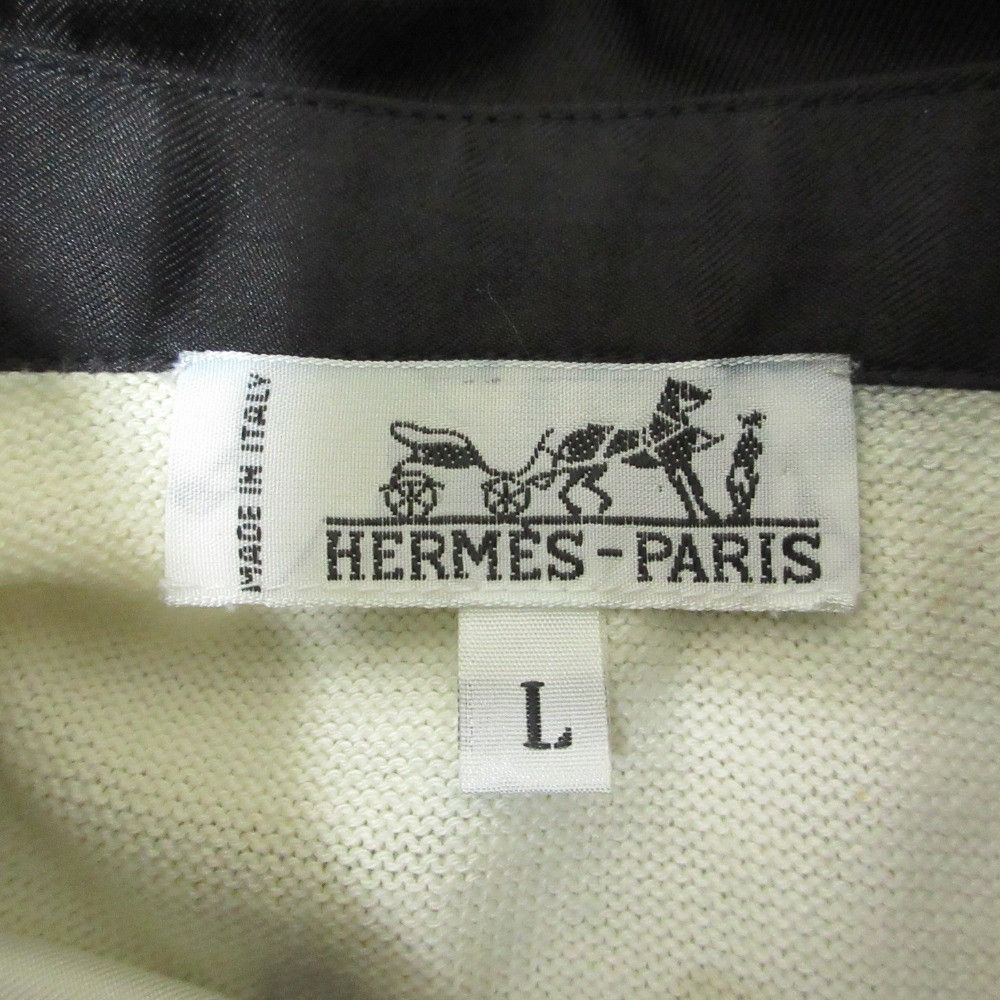 Hermes Hermes Hermès BRIDES DE GALA Twillene Half Sleeve Polo Shirt L Cotton Tops DUTY FREE for USA Size ONE SIZE - 3 Thumbnail