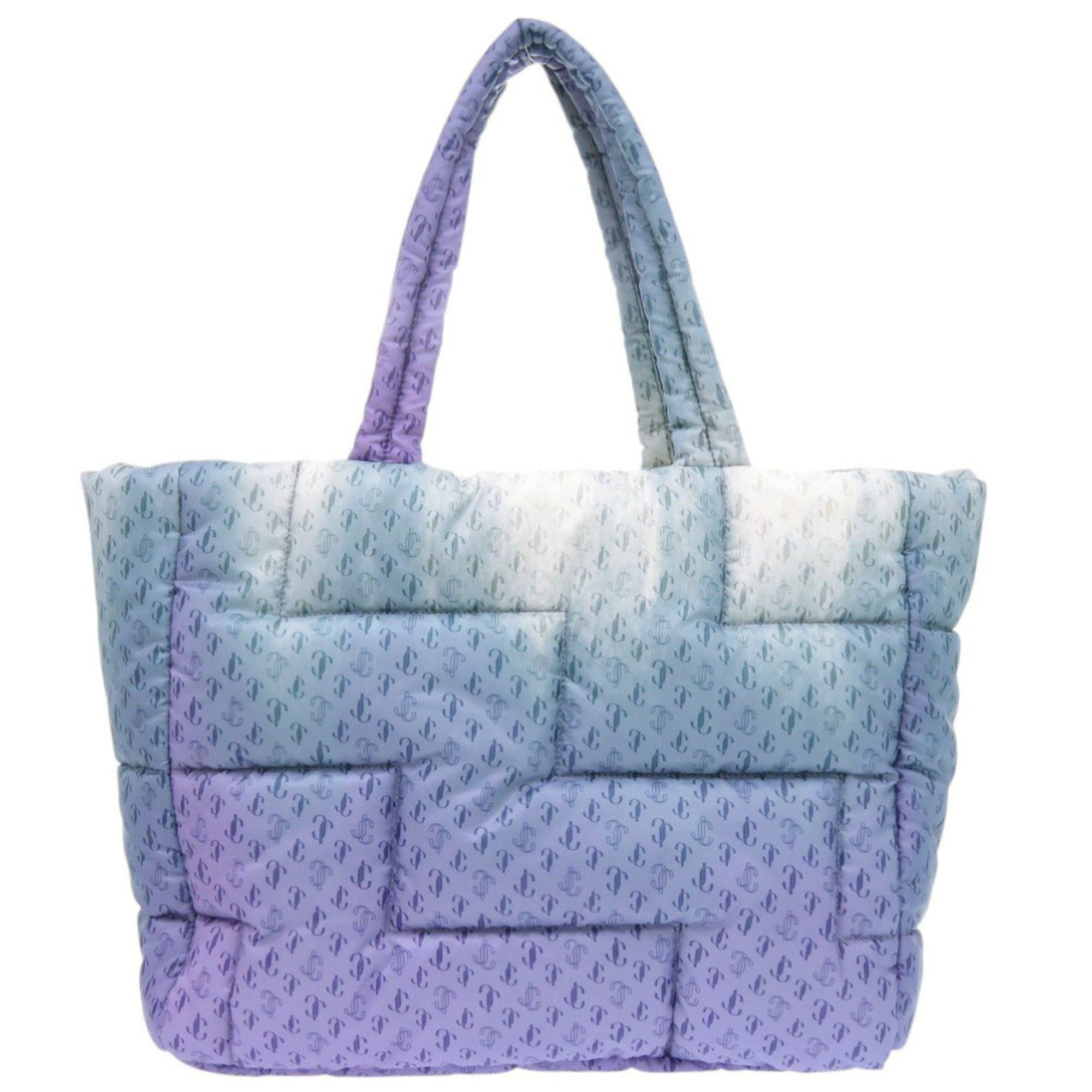 Jimmy Choo Like new Jimmy Choo Raya soft nylon blue/purple tote bag, model 1714 Size ONE SIZE - 2 Thumbnail