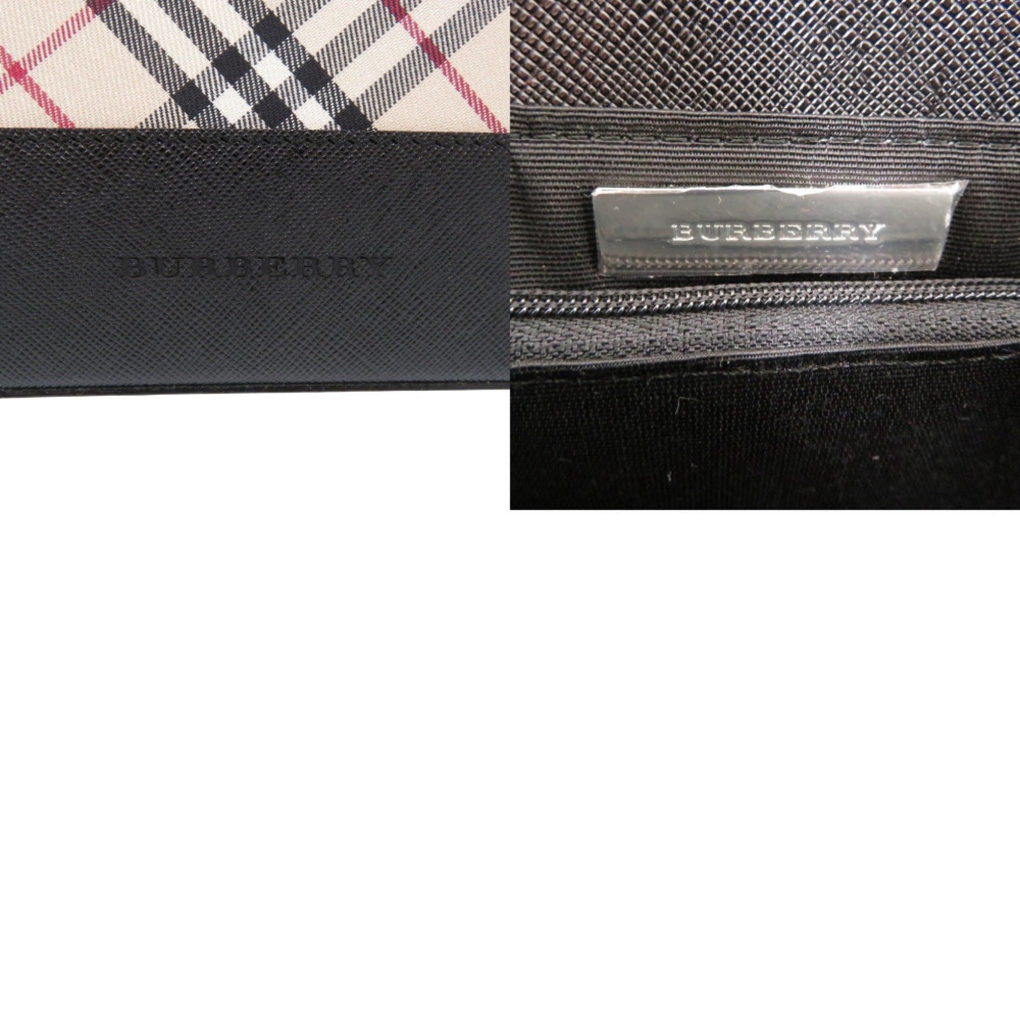 Burberry Like new Burberry Nova Check handbag in beige fabric and leather, 1819 Size ONE SIZE - 10 Thumbnail