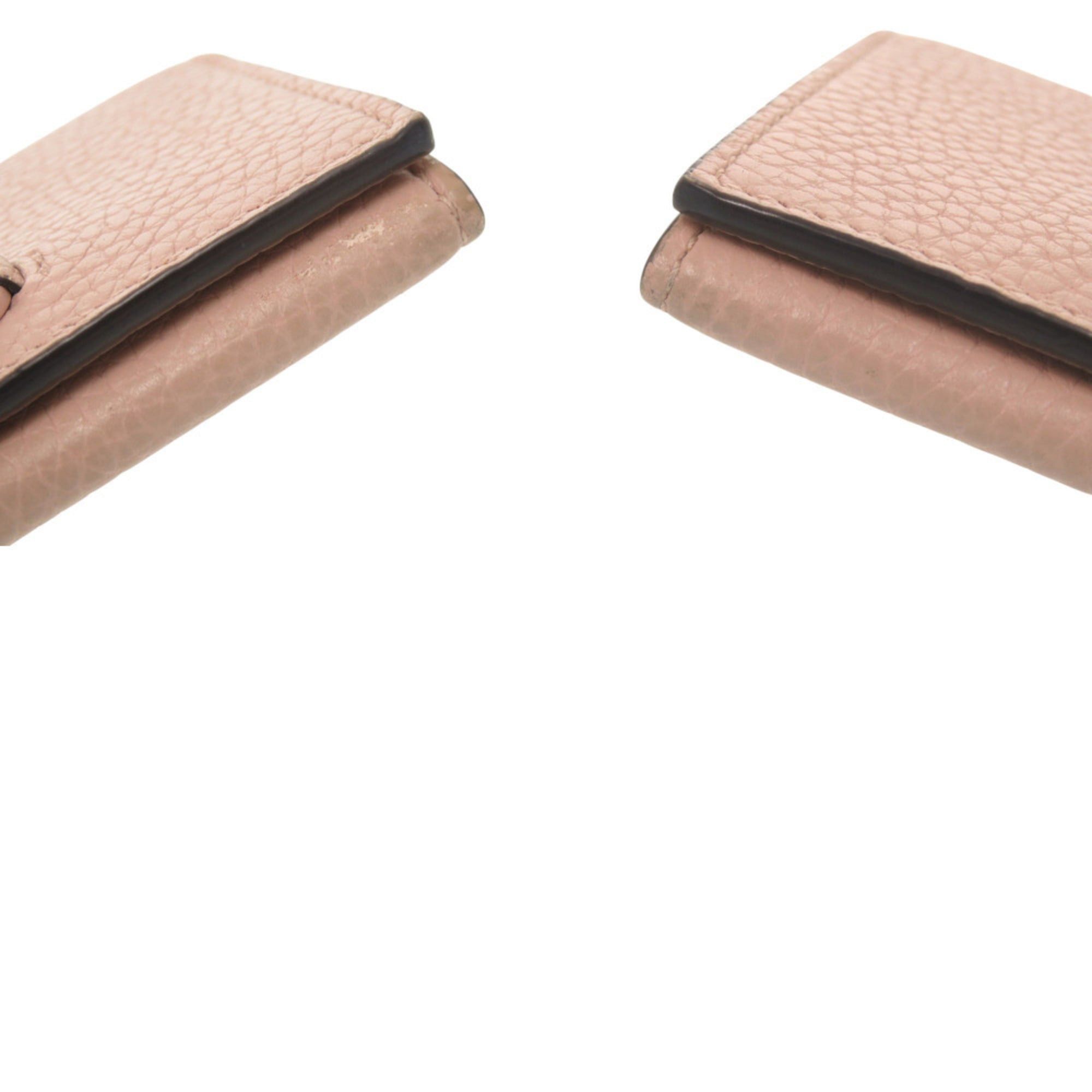 Gucci Gucci Horsebit 745983 Leather Pink Card Case/Business Holder 0069 Size ONE SIZE - 10 Thumbnail