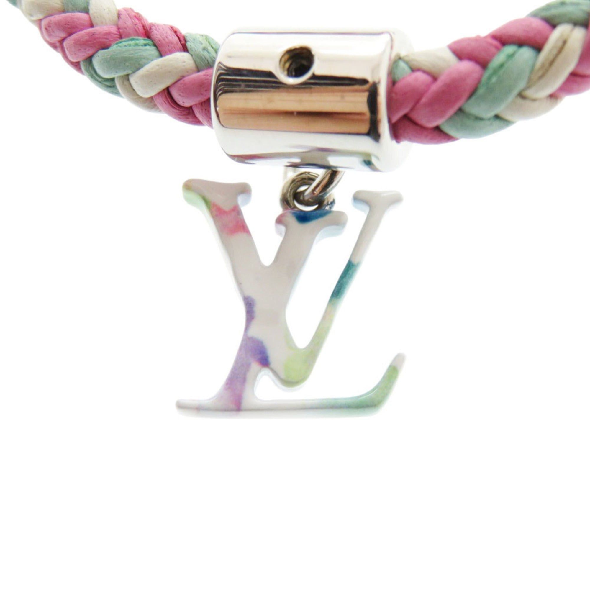 Louis Vuitton Louis Vuitton Friendship Bracelet M6793E Leather Multicolor 1737 Size ONE SIZE - 4 Thumbnail