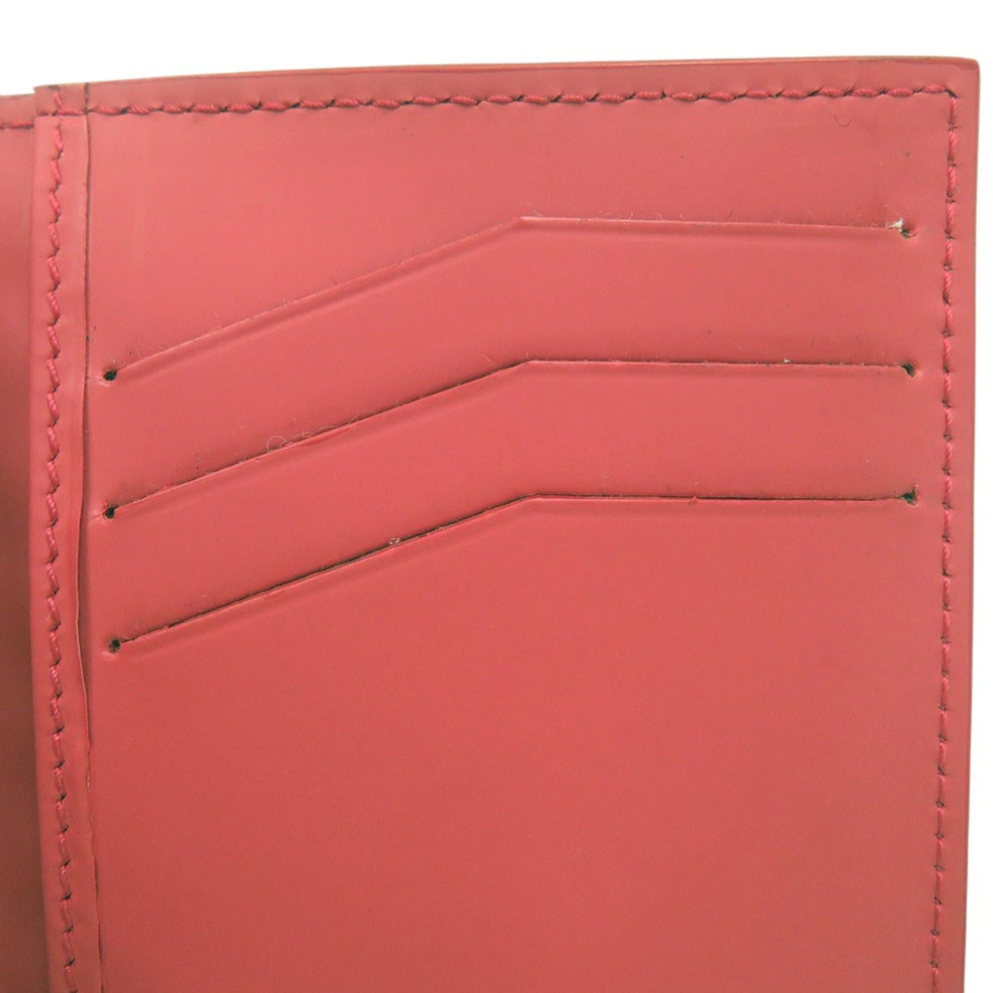 Balenciaga Balenciaga Grid Leather Card Case 214715 Red 2090 Size ONE SIZE - 7 Thumbnail