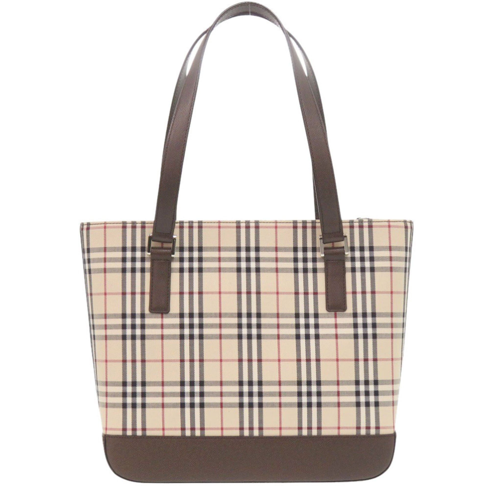 Burberry Like new Burberry Nova Check Canvas Beige Handbag 1752 Size ONE SIZE - 2 Thumbnail