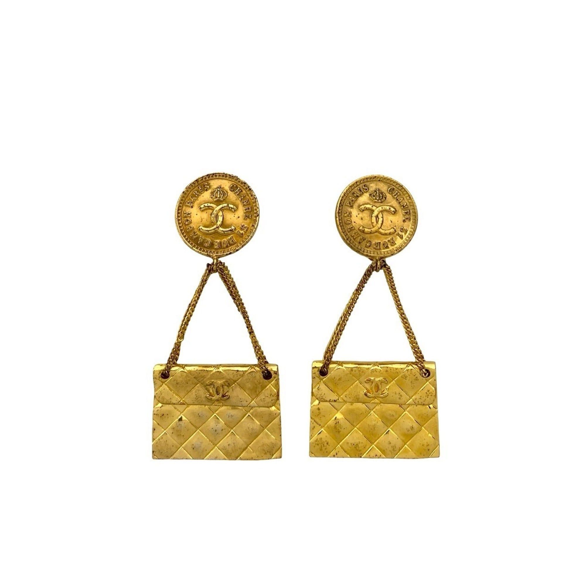 Chanel CHANEL Coco Mark Matelasse GP Earrings Ear Cuff Gold 87988 Size ONE SIZE - 3 Thumbnail