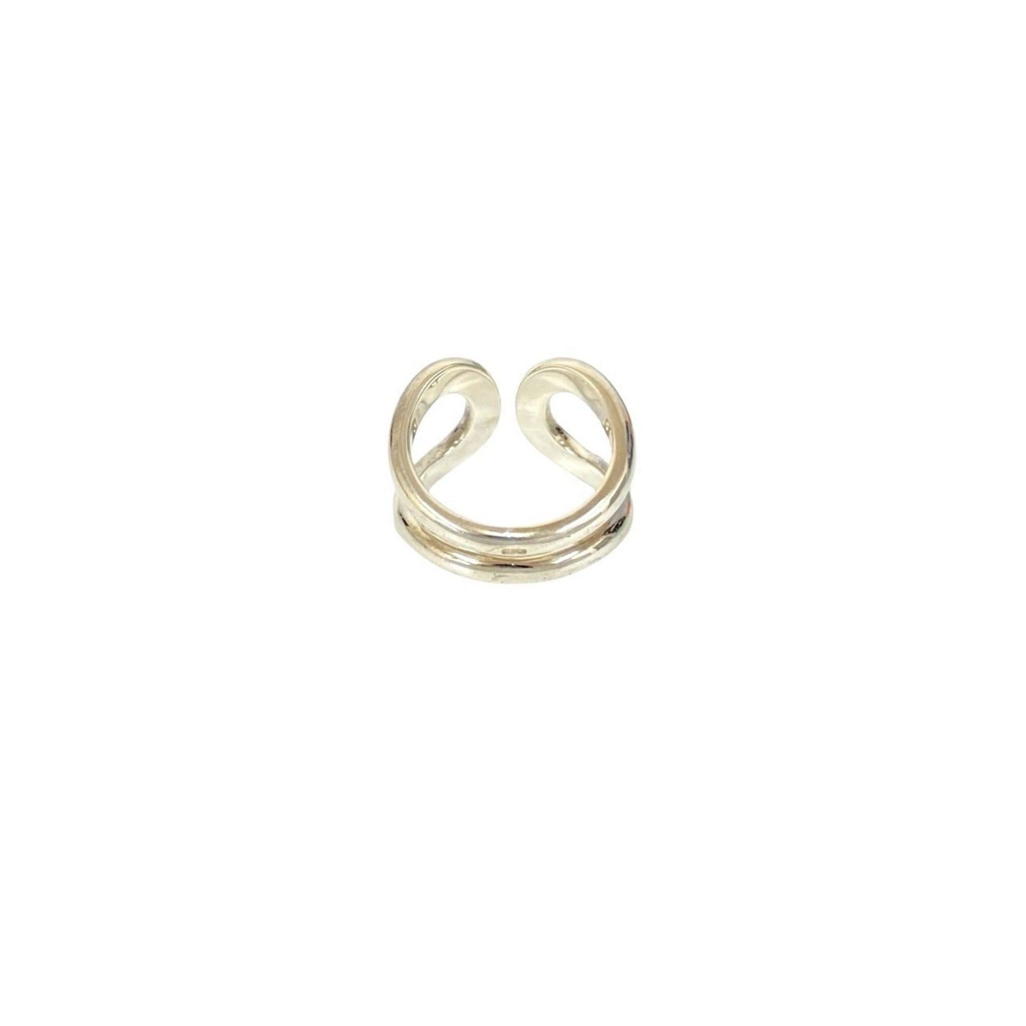Hermes HERMES Lima PM Silver 925 Ring Size 12 Men's 20841 Size ONE SIZE - 6 Thumbnail