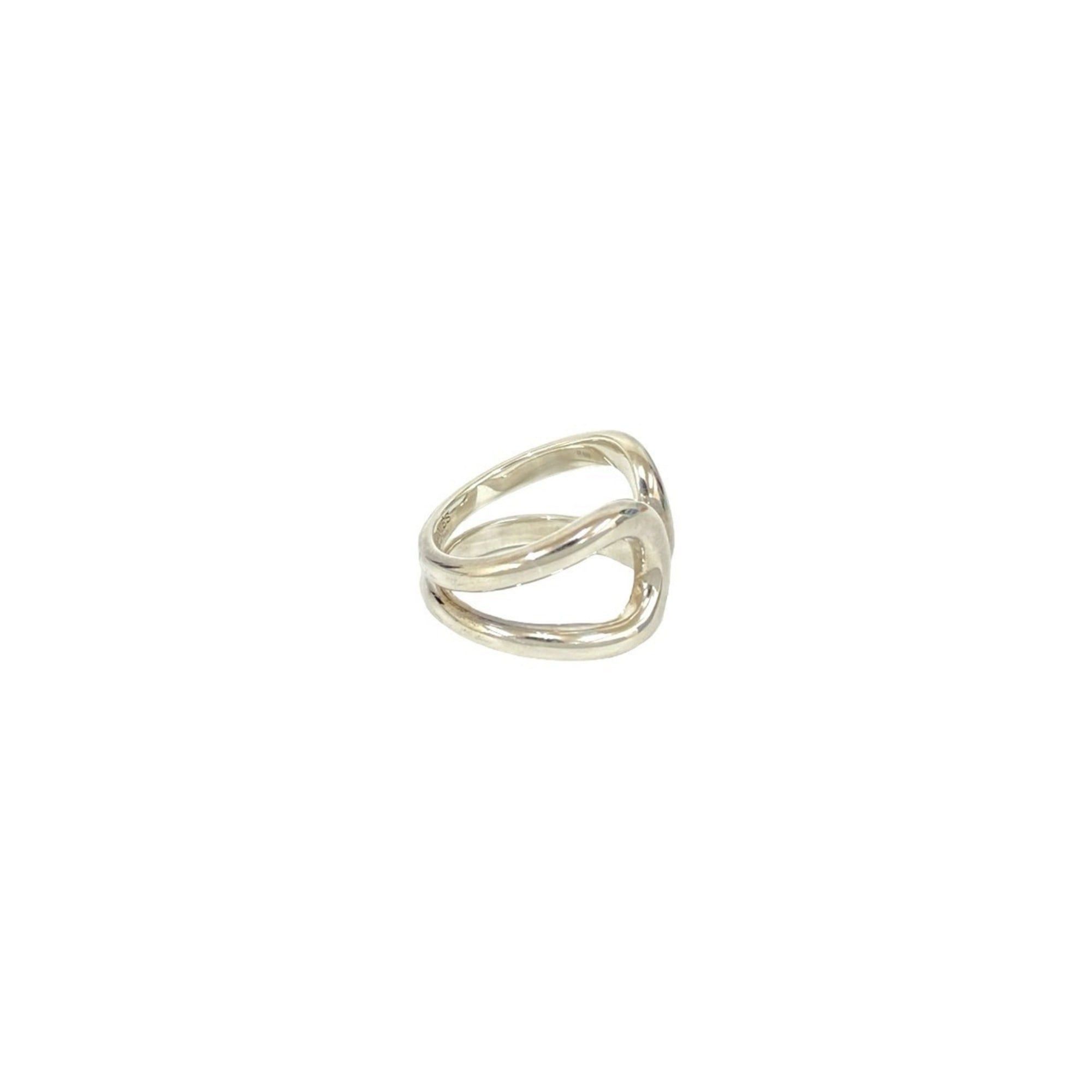 Hermes HERMES Lima PM Silver 925 Ring Size 12 Men's 20841 Size ONE SIZE - 4 Thumbnail