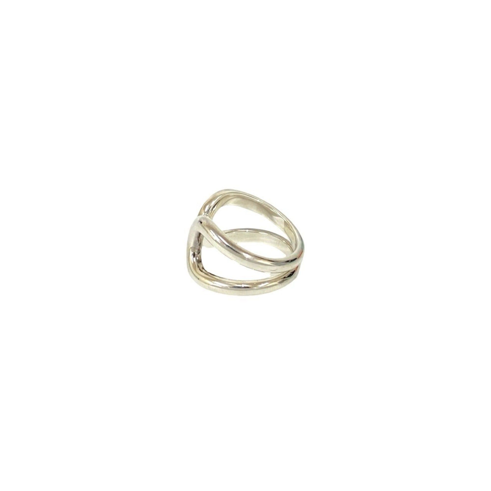 Hermes HERMES Lima PM Silver 925 Ring Size 12 Men's 20841 Size ONE SIZE - 3 Thumbnail