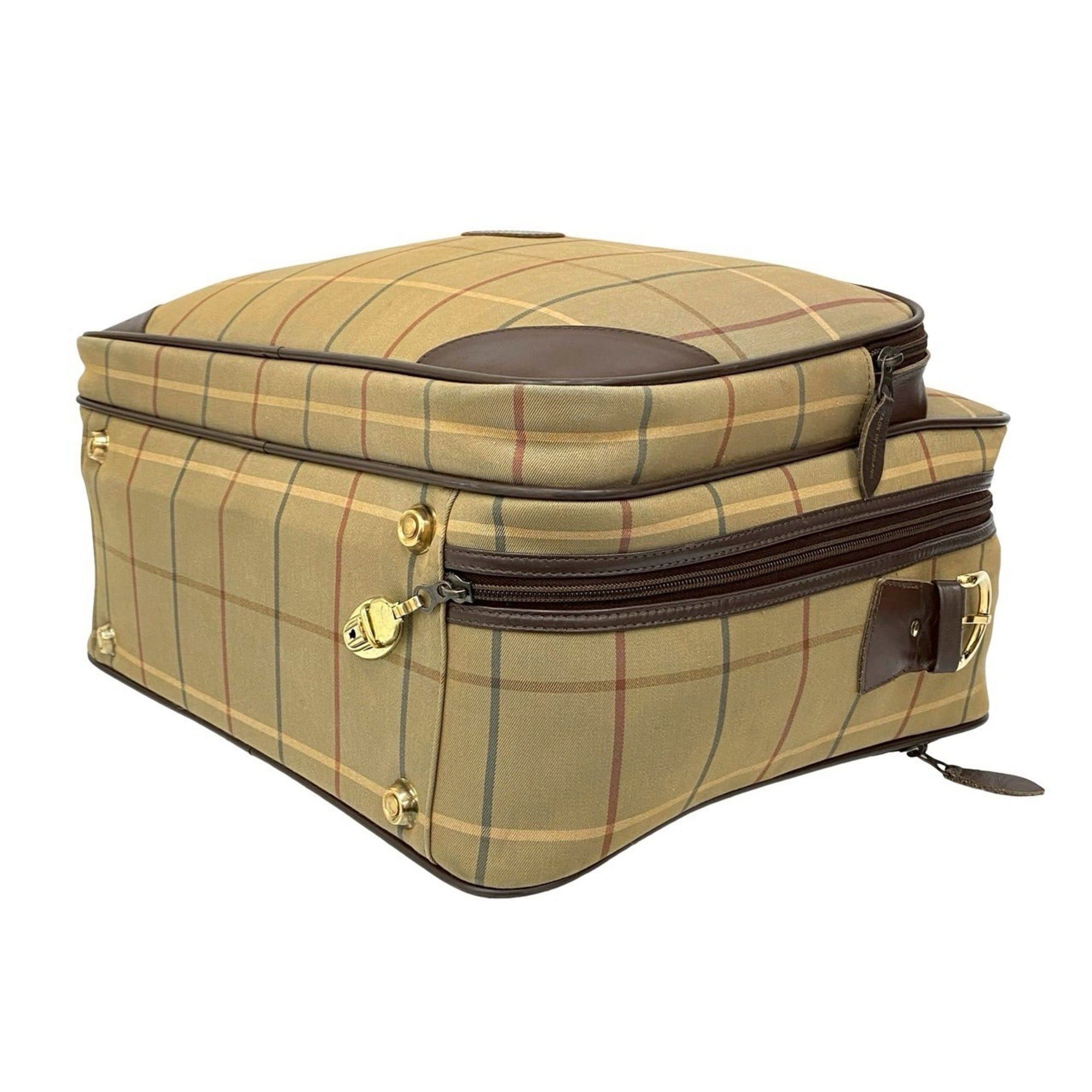 Burberry Burberrys Shadow Horse Logo Canvas Leather 2-way Boston Bag Handbag Shoulder 52353 Size ONE SIZE - 8 Thumbnail