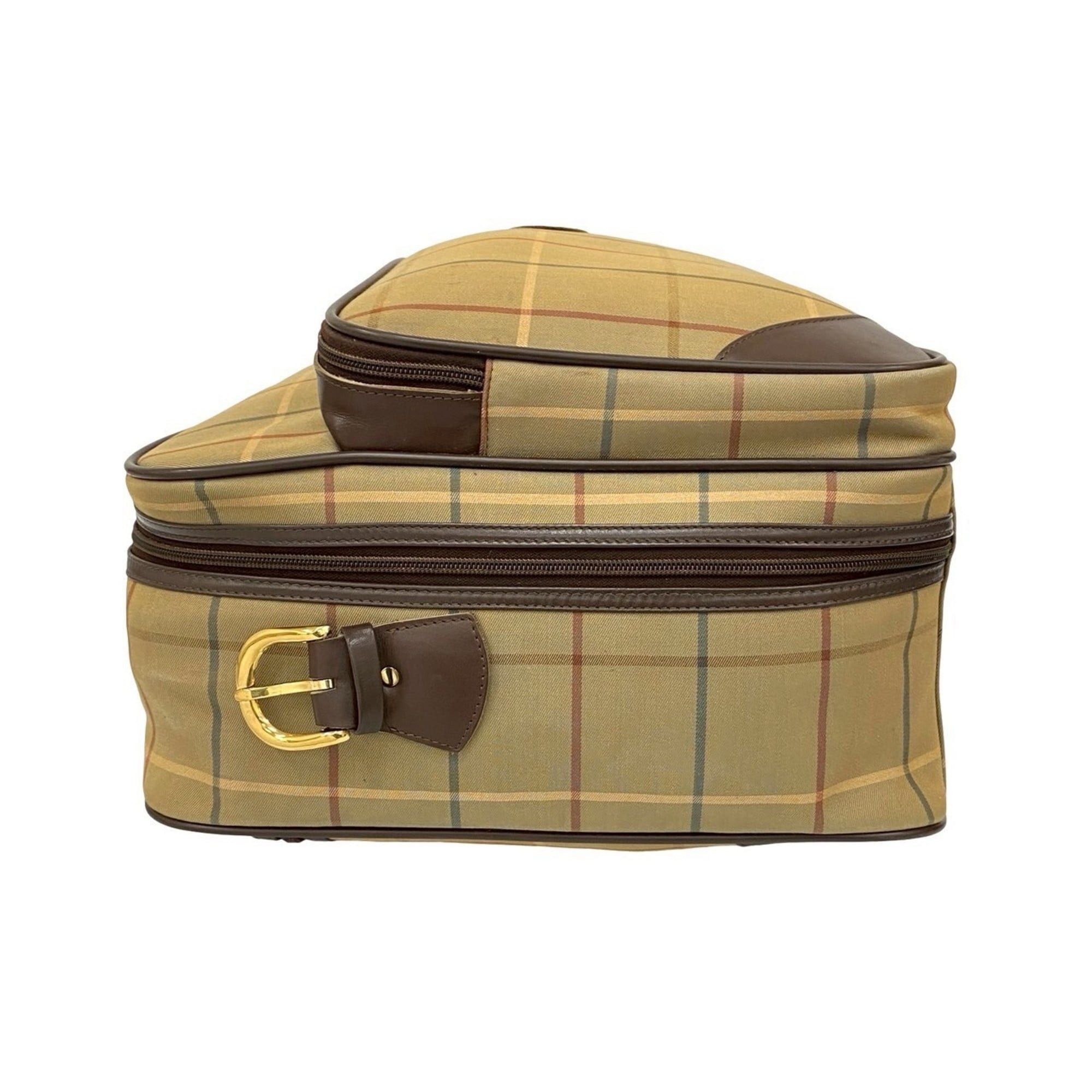 Burberry Burberrys Shadow Horse Logo Canvas Leather 2-way Boston Bag Handbag Shoulder 52353 Size ONE SIZE - 5 Thumbnail