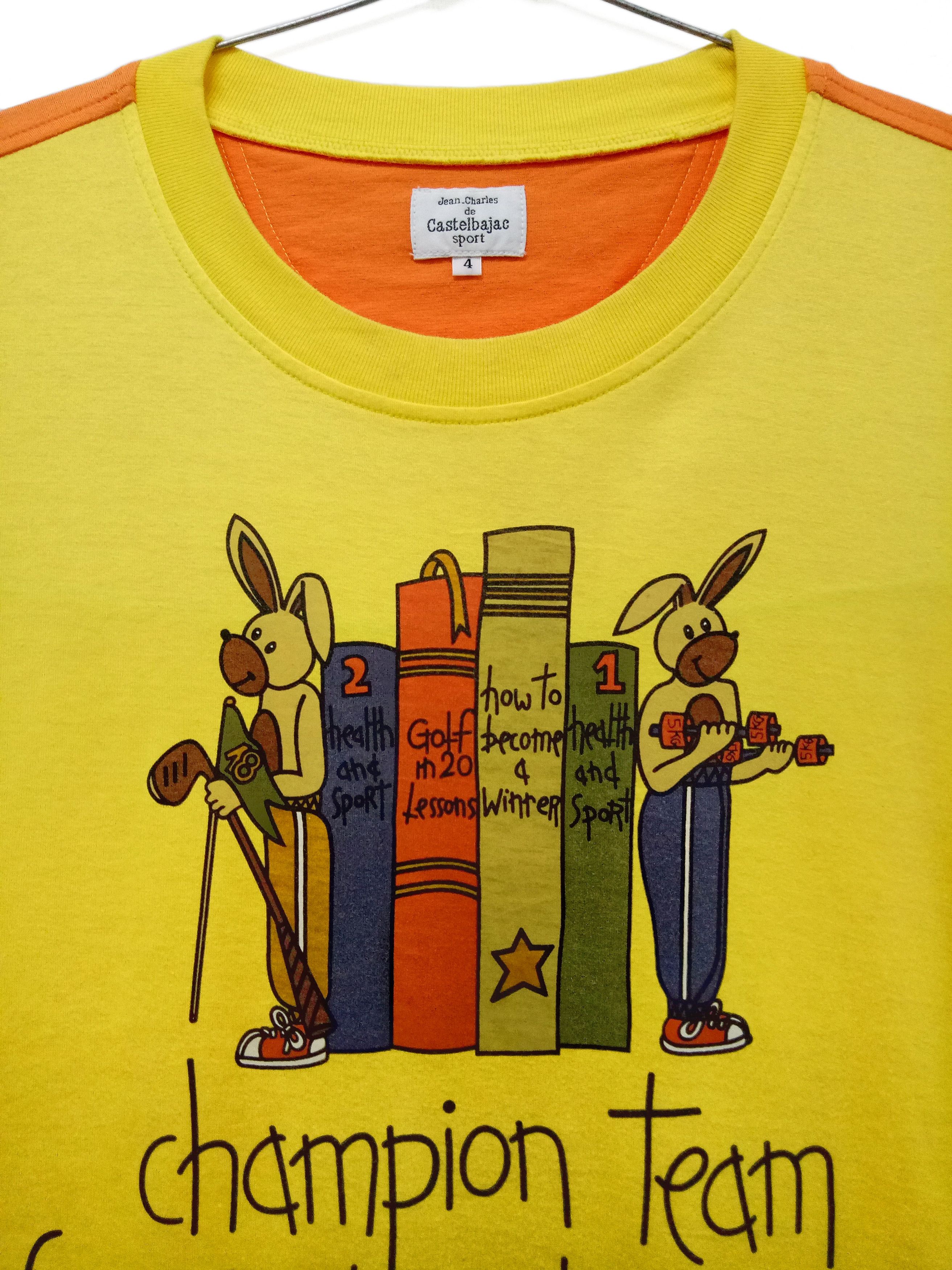 Jean Charles De Castelbajac 🔥Jc de Castelbajac Mr Universe Family Bear Colour Block Tee Size US XL / EU 56 / 4 - 2 Thumbnail