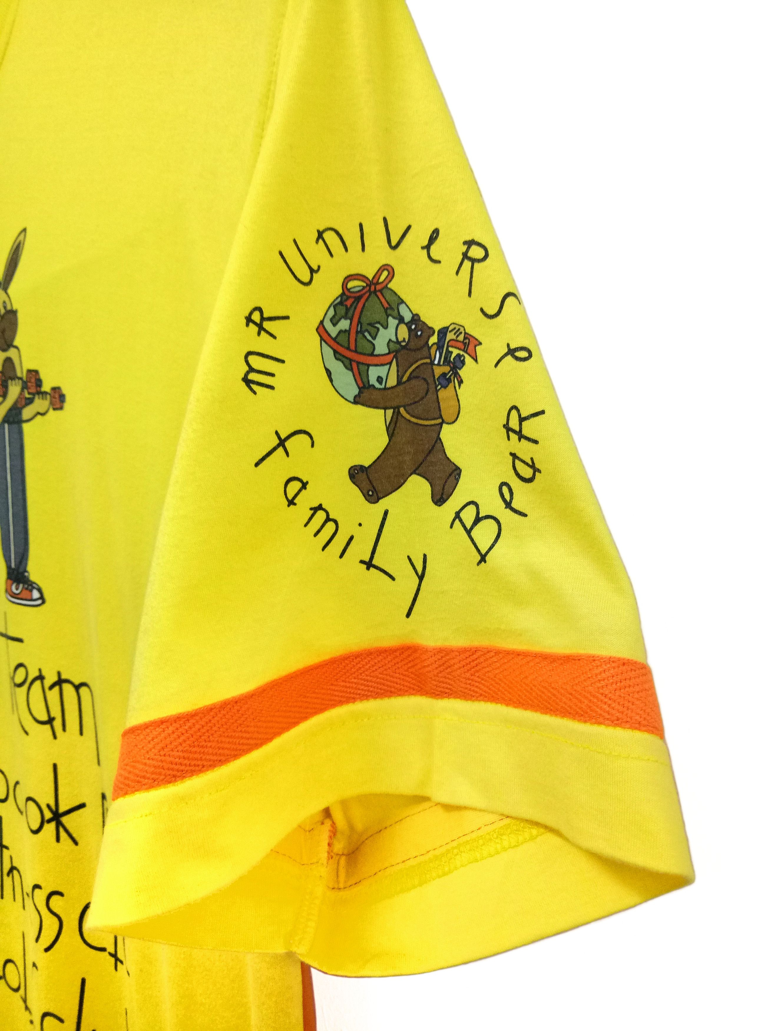 Jean Charles De Castelbajac 🔥Jc de Castelbajac Mr Universe Family Bear Colour Block Tee Size US XL / EU 56 / 4 - 8 Thumbnail