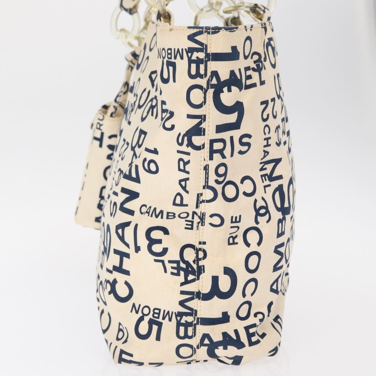 Chanel Chanel 31 Rue Cambon Beach Zip Tote Printed Canvas Size ONE SIZE - 3 Thumbnail