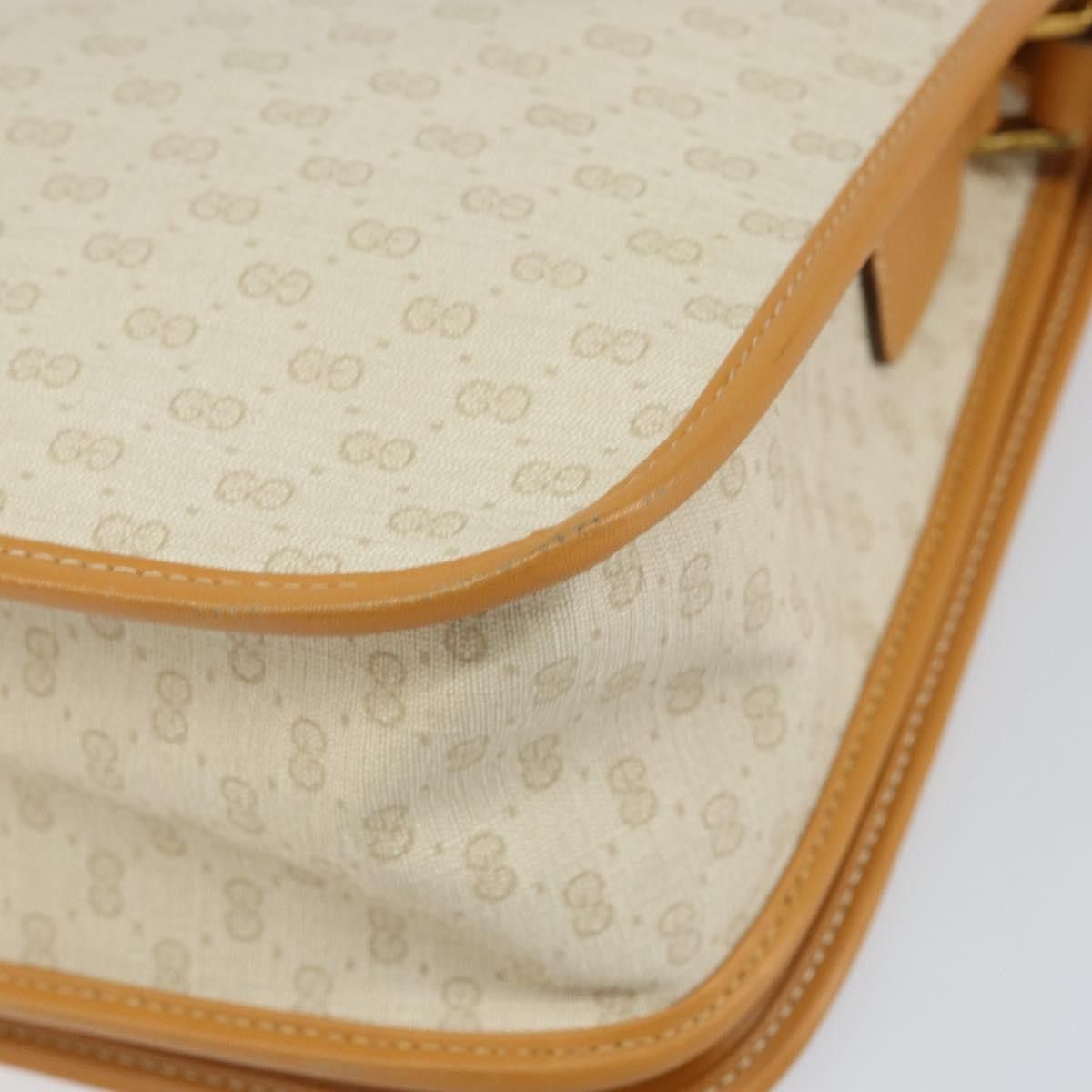 Gucci Gucci Vintage Web Sherry Line Handbag Micro GG Canvas Size ONE SIZE - 11 Thumbnail