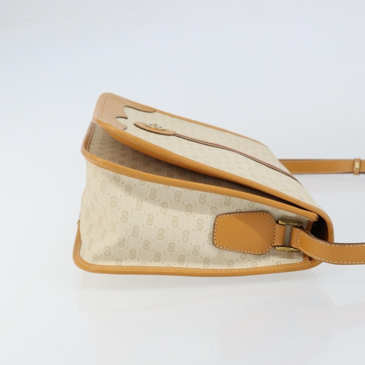 Gucci Gucci Vintage Web Sherry Line Handbag Micro GG Canvas Size ONE SIZE - 3 Thumbnail