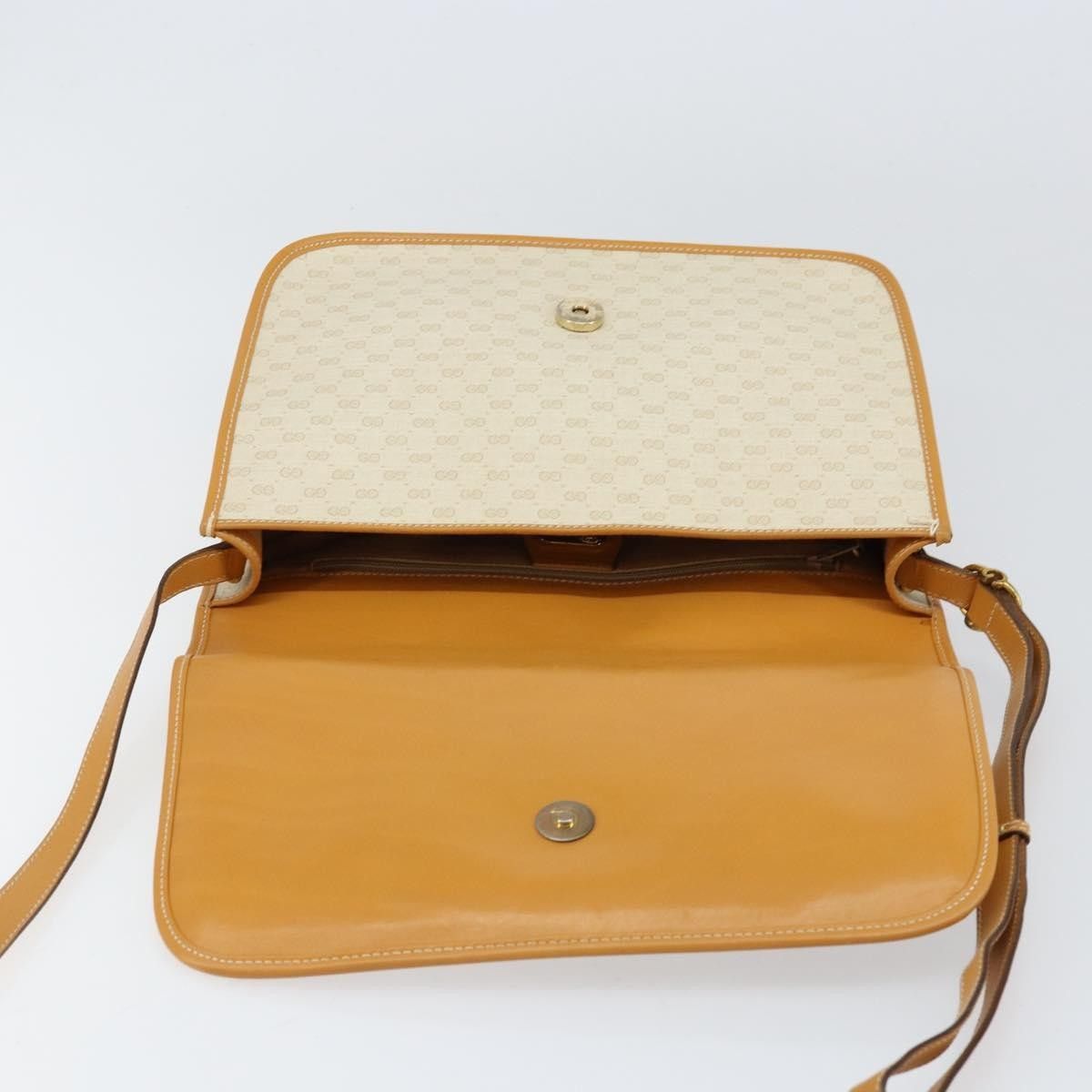 Gucci Gucci Vintage Web Sherry Line Handbag Micro GG Canvas Size ONE SIZE - 20 Thumbnail