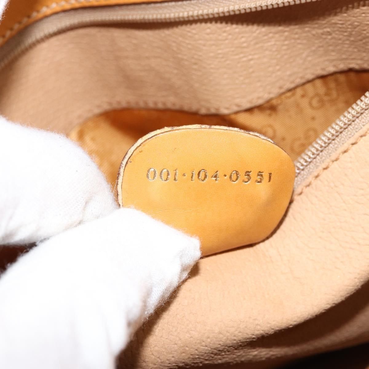 Gucci Gucci Vintage Web Sherry Line Handbag Micro GG Canvas Size ONE SIZE - 7 Thumbnail