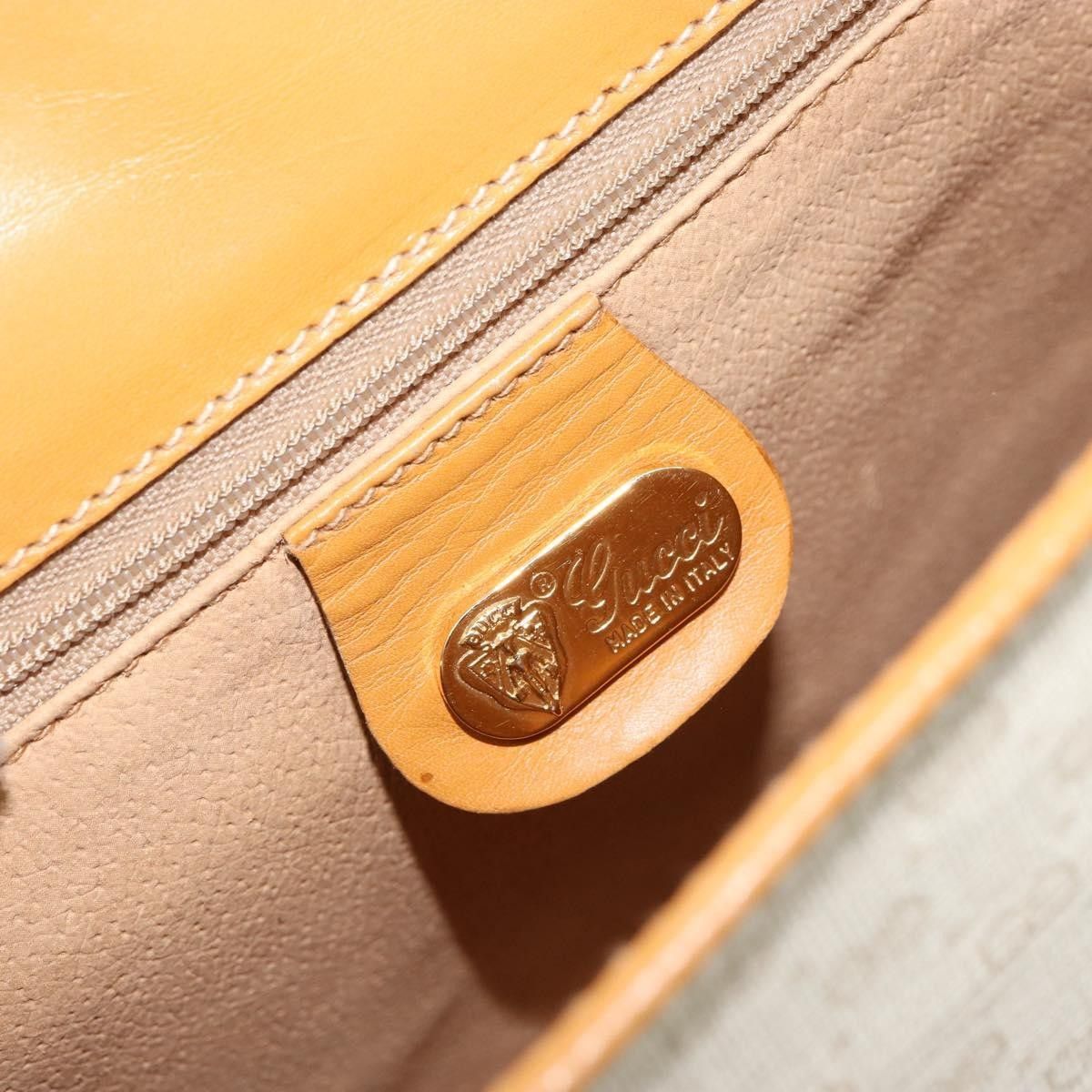 Gucci Gucci Vintage Web Sherry Line Handbag Micro GG Canvas Size ONE SIZE - 6 Thumbnail
