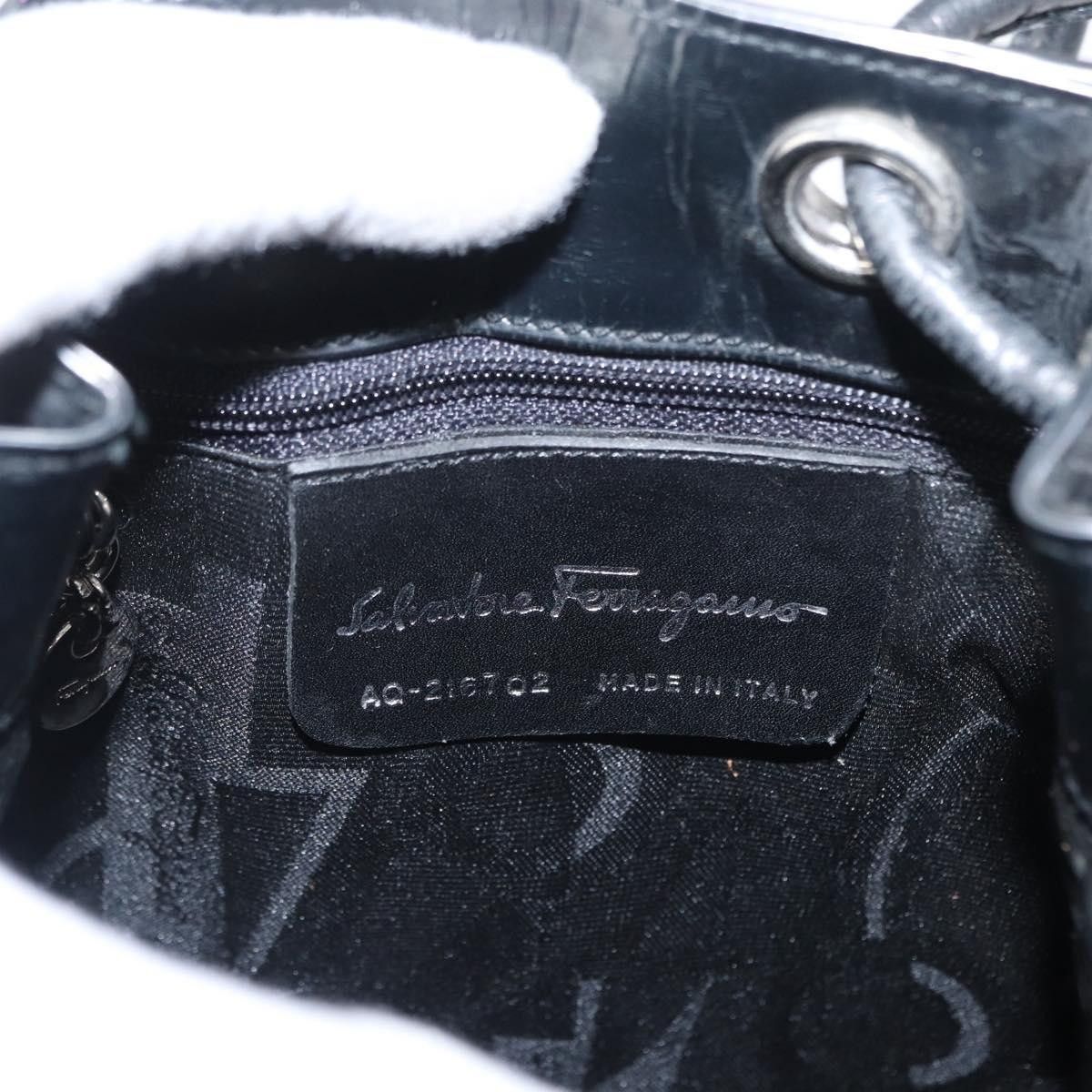 Salvatore Ferragamo Salvatore Ferragamo Vala Backpack Leather Size ONE SIZE - 6 Thumbnail