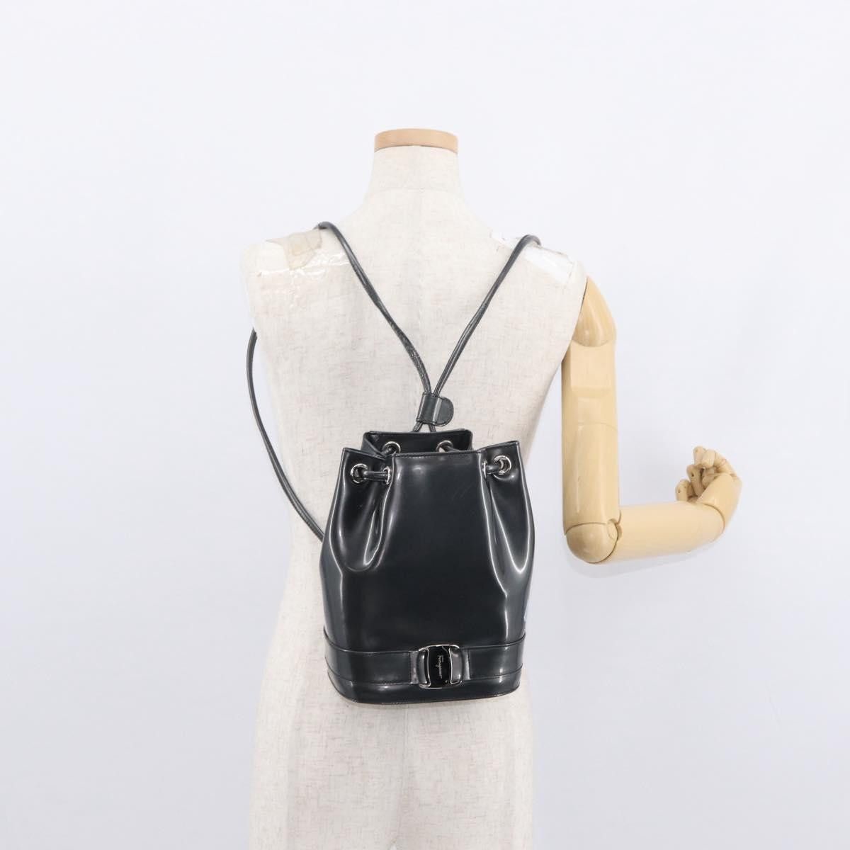 Salvatore Ferragamo Salvatore Ferragamo Vala Backpack Leather Size ONE SIZE - 13 Thumbnail