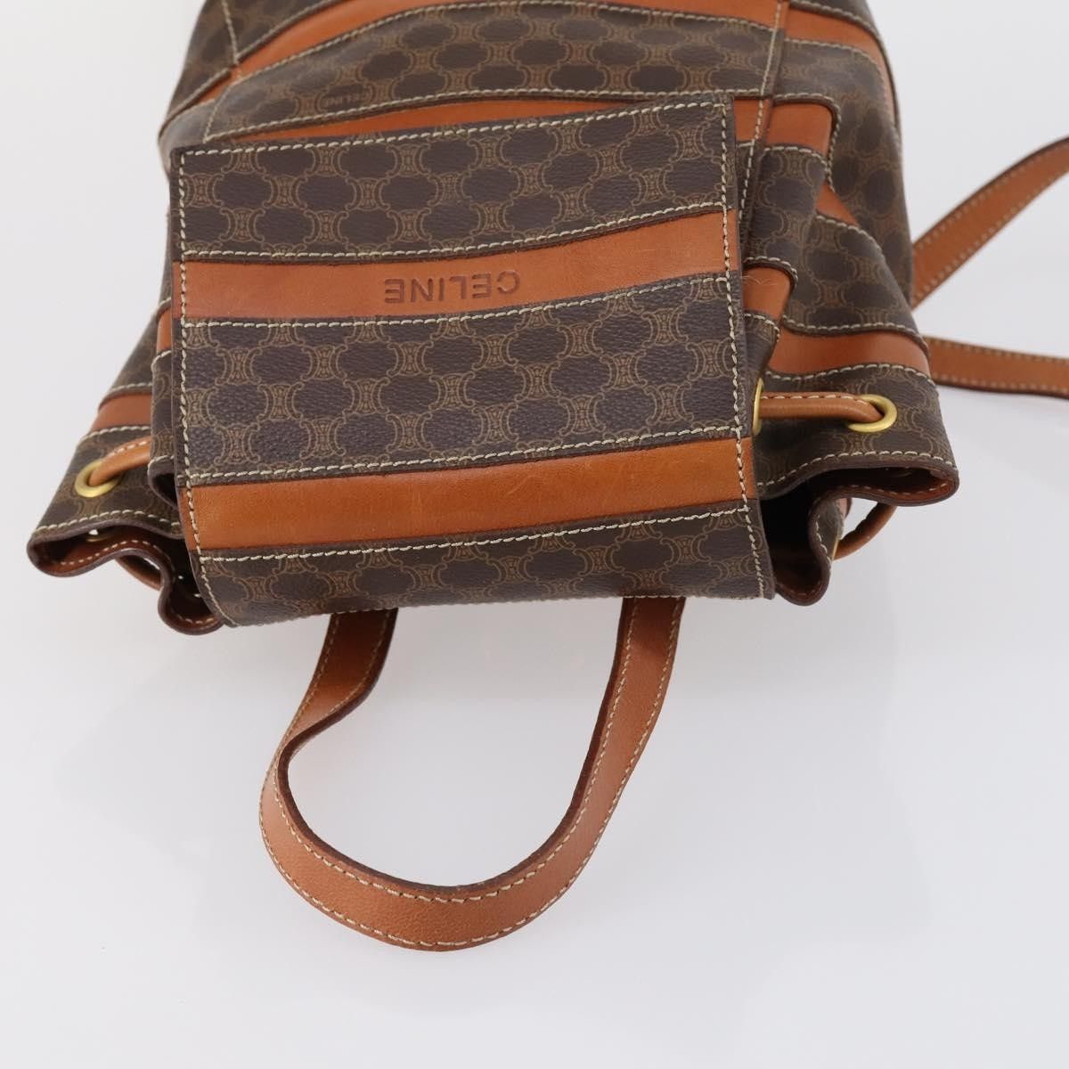 Celine Celine Vintage Macadam Backpack Canvas and Leather Size ONE SIZE - 13 Thumbnail