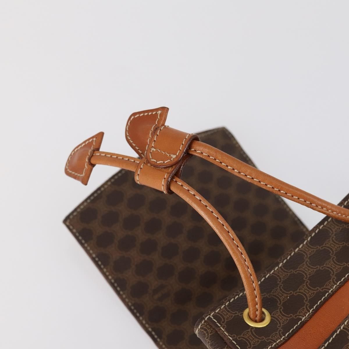 Celine Celine Vintage Macadam Backpack Canvas and Leather Size ONE SIZE - 20 Thumbnail