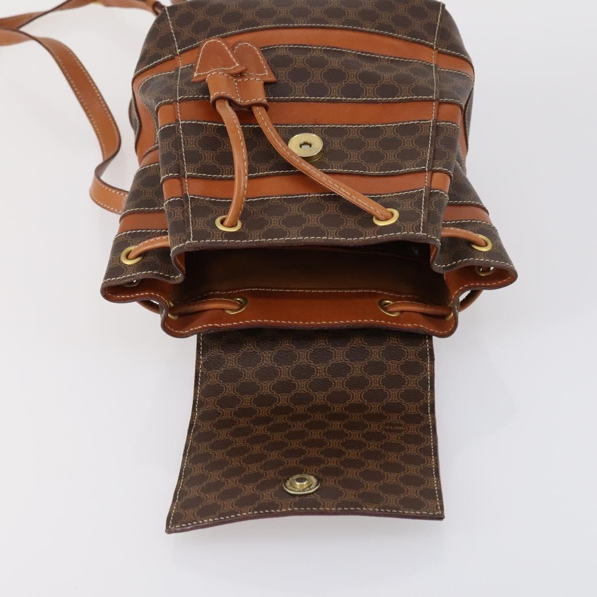 Celine Celine Vintage Macadam Backpack Canvas and Leather Size ONE SIZE - 21 Thumbnail