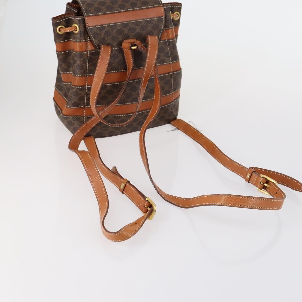 Celine Celine Vintage Macadam Backpack Canvas and Leather Size ONE SIZE - 15 Thumbnail