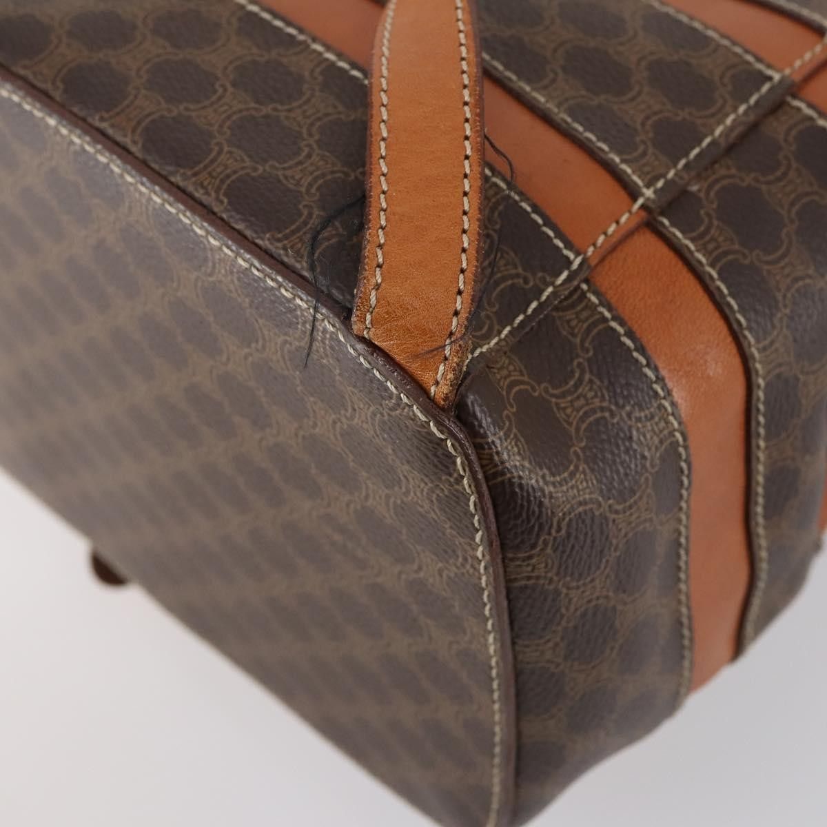Celine Celine Vintage Macadam Backpack Canvas and Leather Size ONE SIZE - 10 Thumbnail