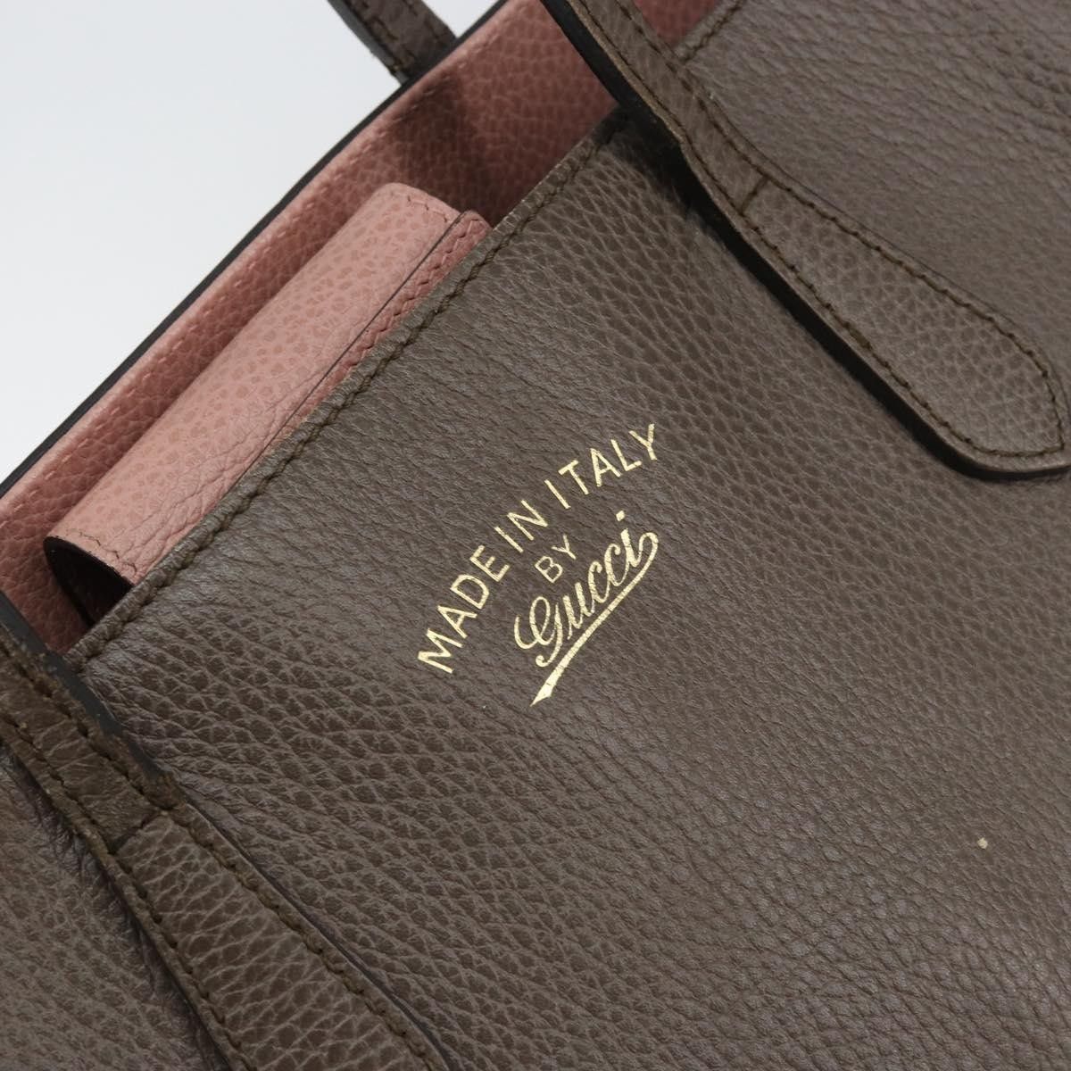 Gucci Gucci Swing Tote Leather Size ONE SIZE - 6 Thumbnail