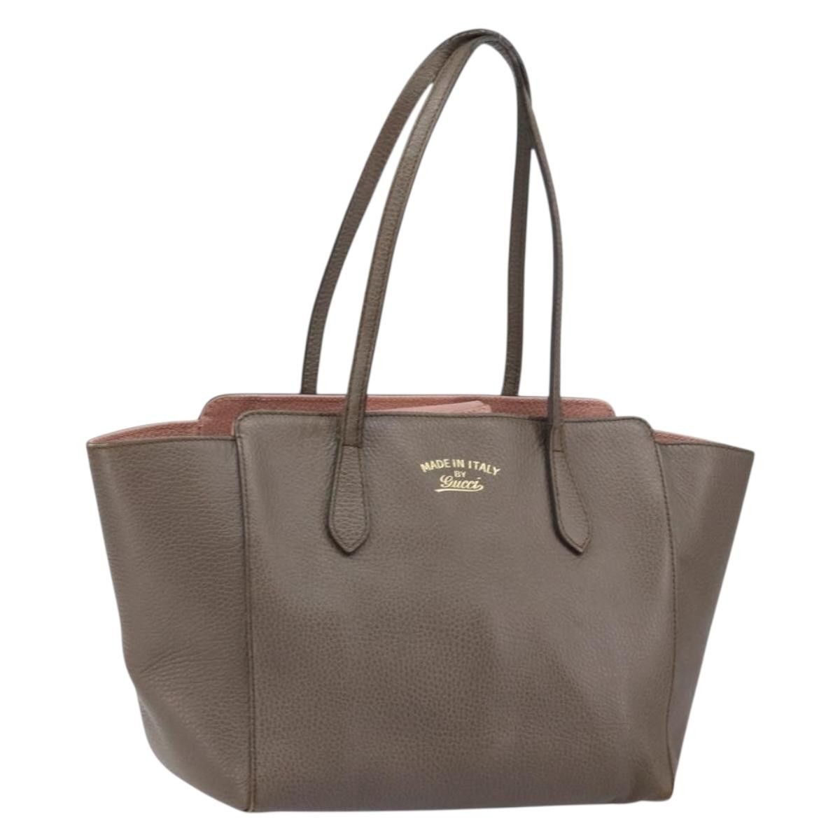 Gucci Gucci Swing Tote Leather Size ONE SIZE - 17 Thumbnail