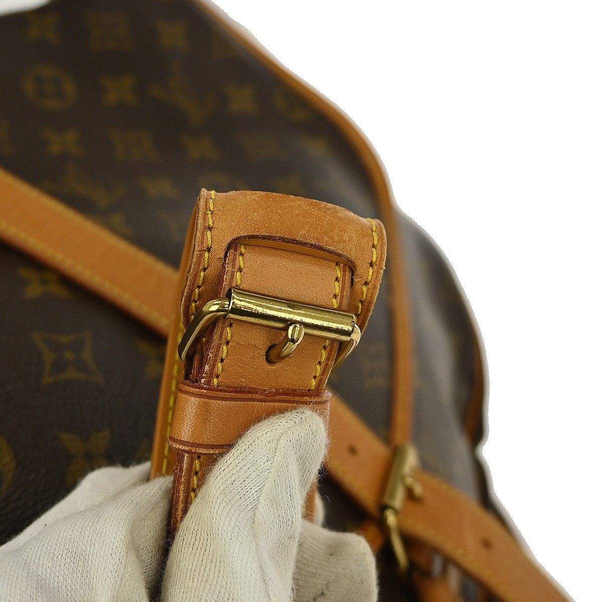 Louis Vuitton Louis Vuitton Saumur Handbag Monogram Canvas Size ONE SIZE - 9 Thumbnail