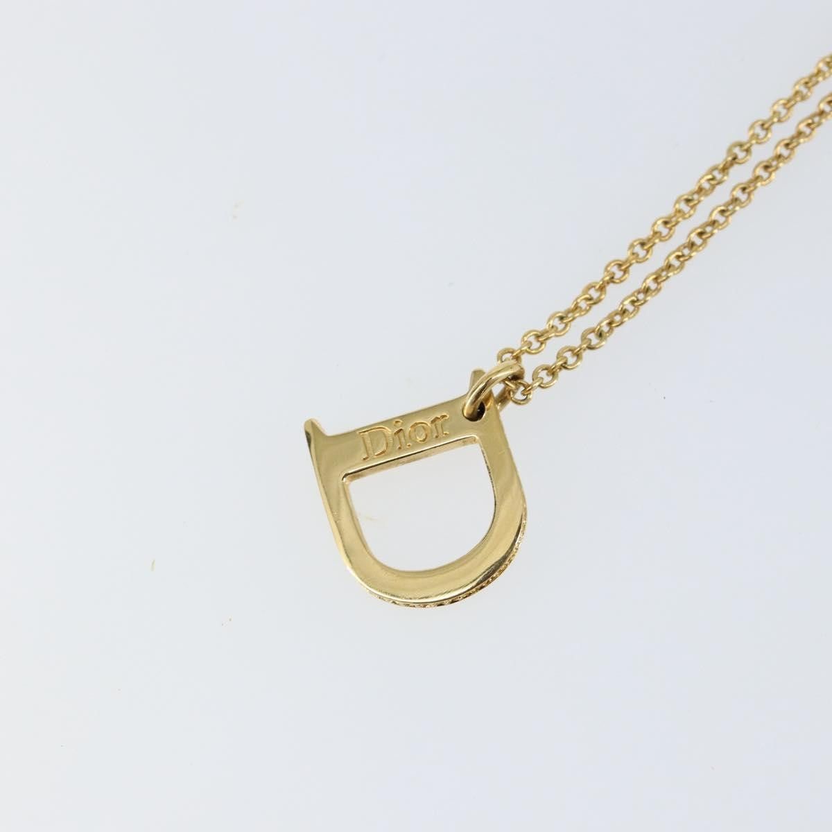 Dior Christian Dior D logo Pendant Necklace Metal Size ONE SIZE - 4 Thumbnail