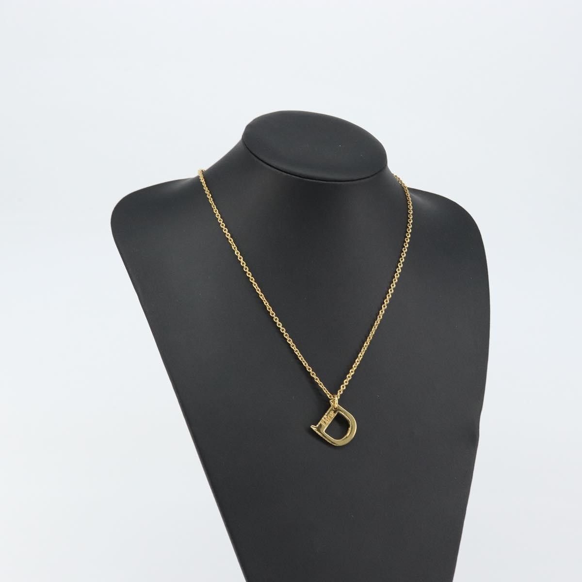 Dior Christian Dior D logo Pendant Necklace Metal Size ONE SIZE - 8 Thumbnail