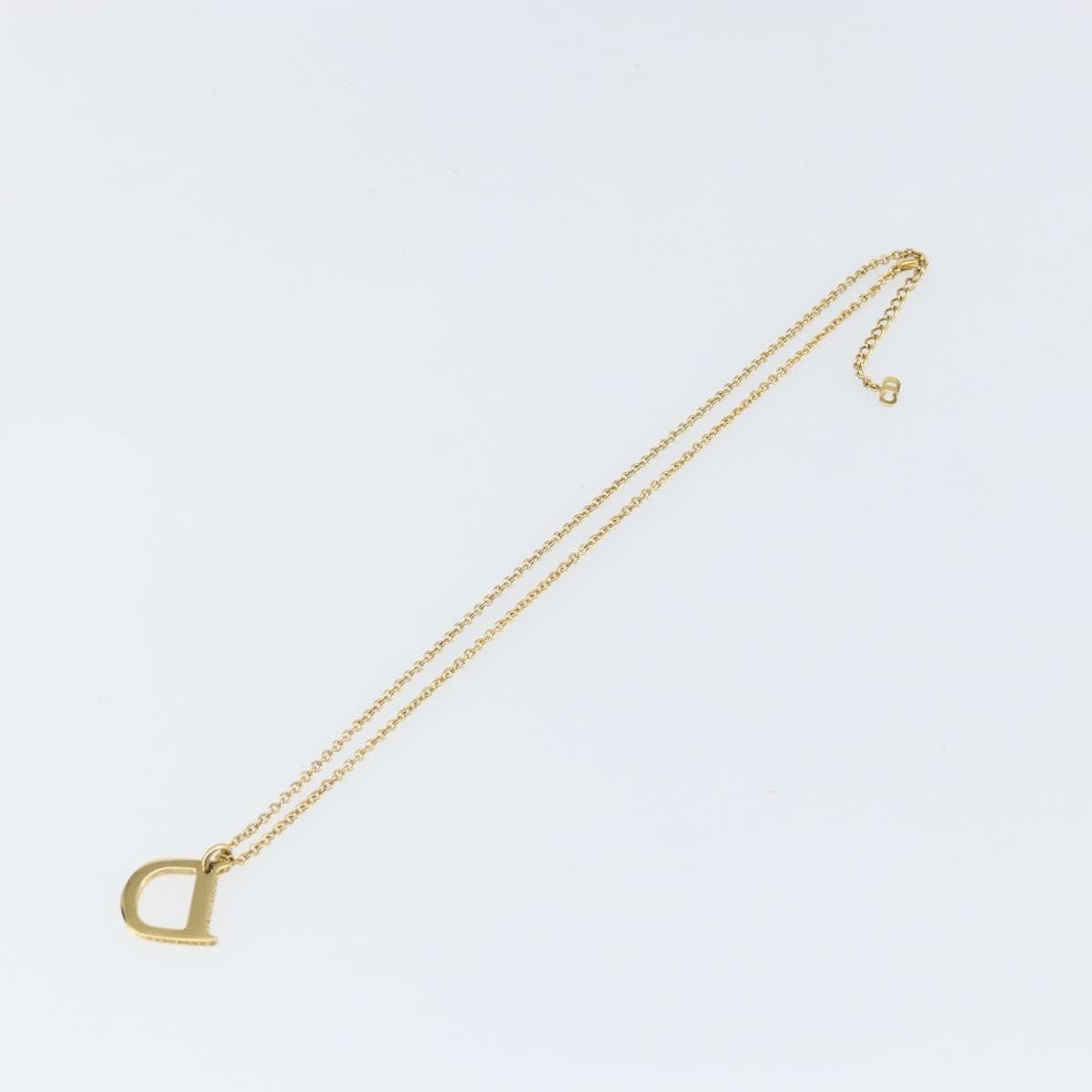 Dior Christian Dior D logo Pendant Necklace Metal Size ONE SIZE - 2 Thumbnail