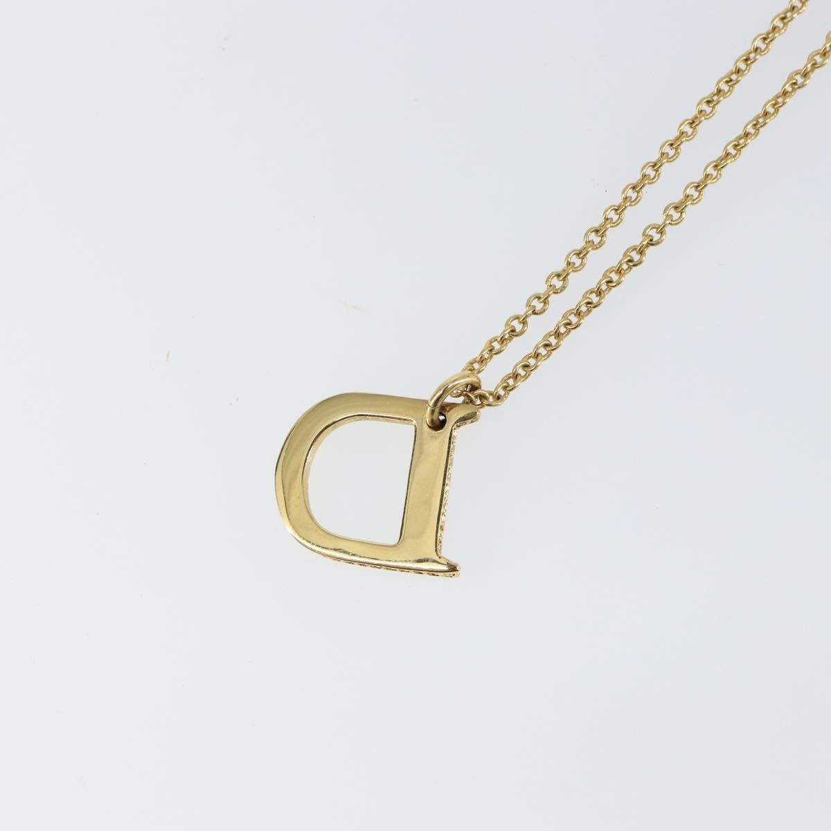 Dior Christian Dior D logo Pendant Necklace Metal Size ONE SIZE - 11 Thumbnail