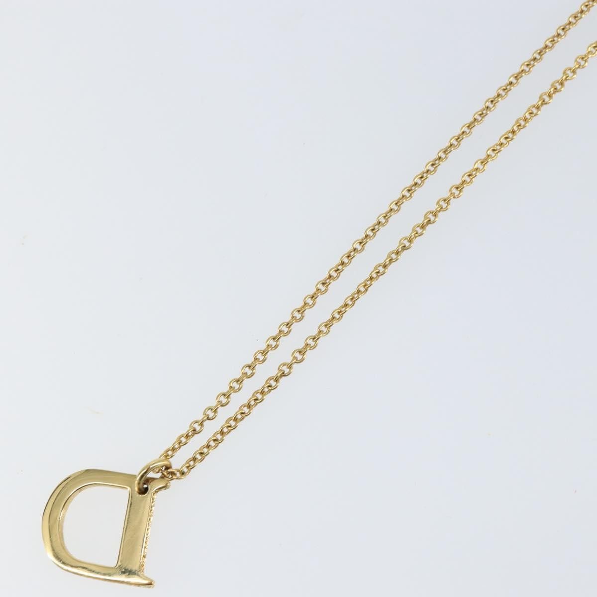 Dior Christian Dior D logo Pendant Necklace Metal Size ONE SIZE - 12 Thumbnail