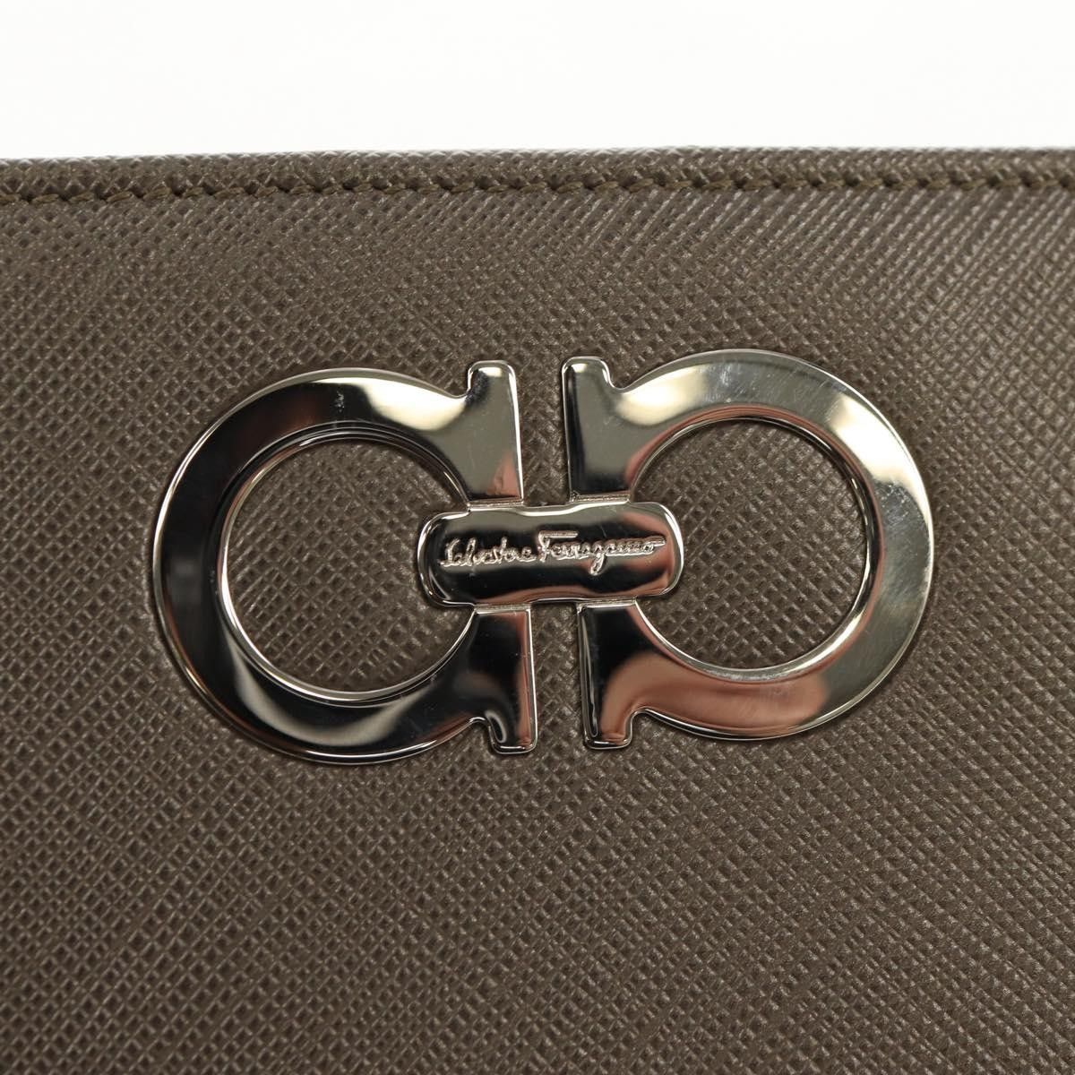 Salvatore Ferragamo Salvatore Ferragamo Gancini Bifold Wallet Leather Size ONE SIZE - 12 Thumbnail